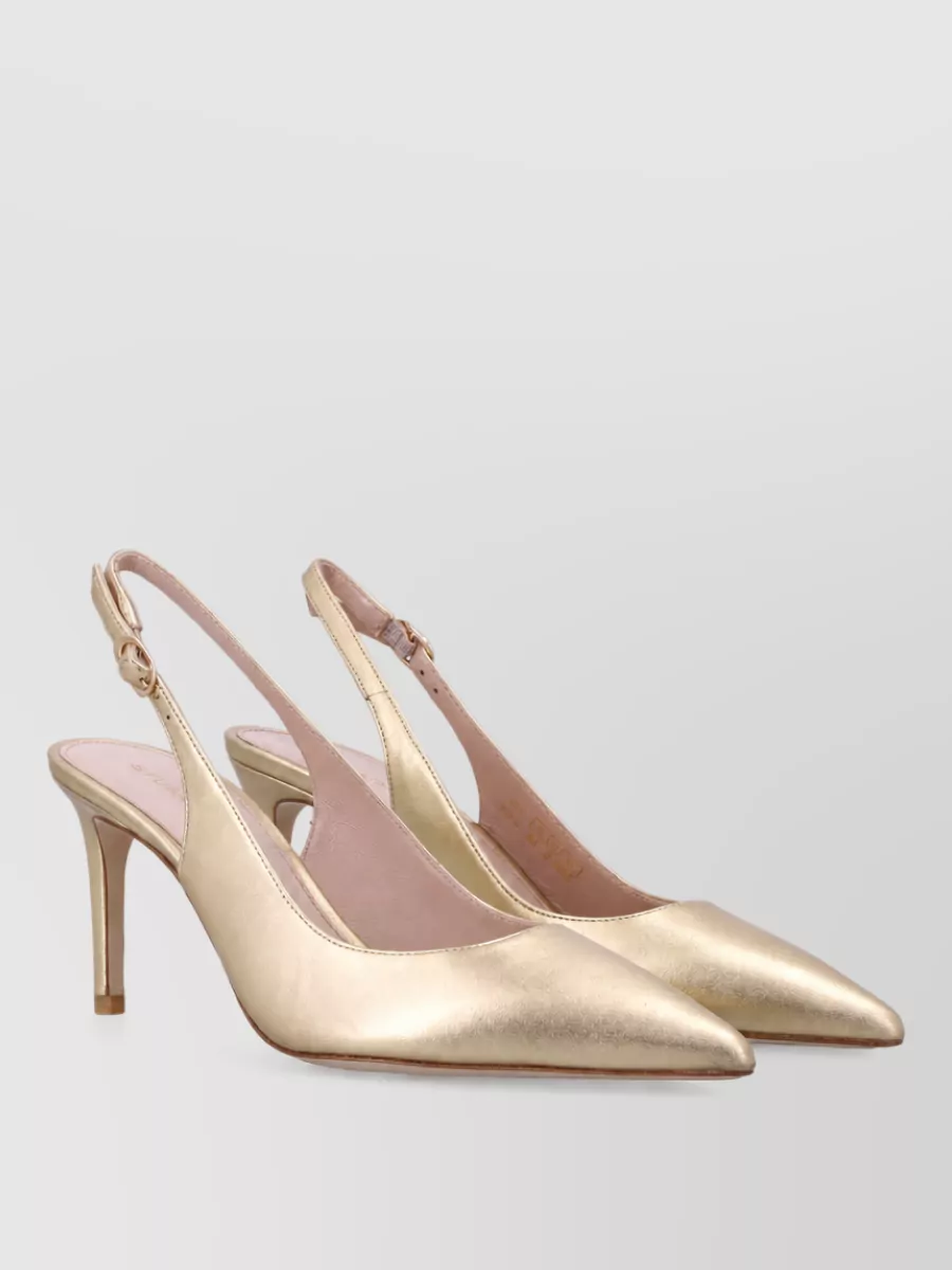 Stuart Weitzman Leather Slingback Pumps