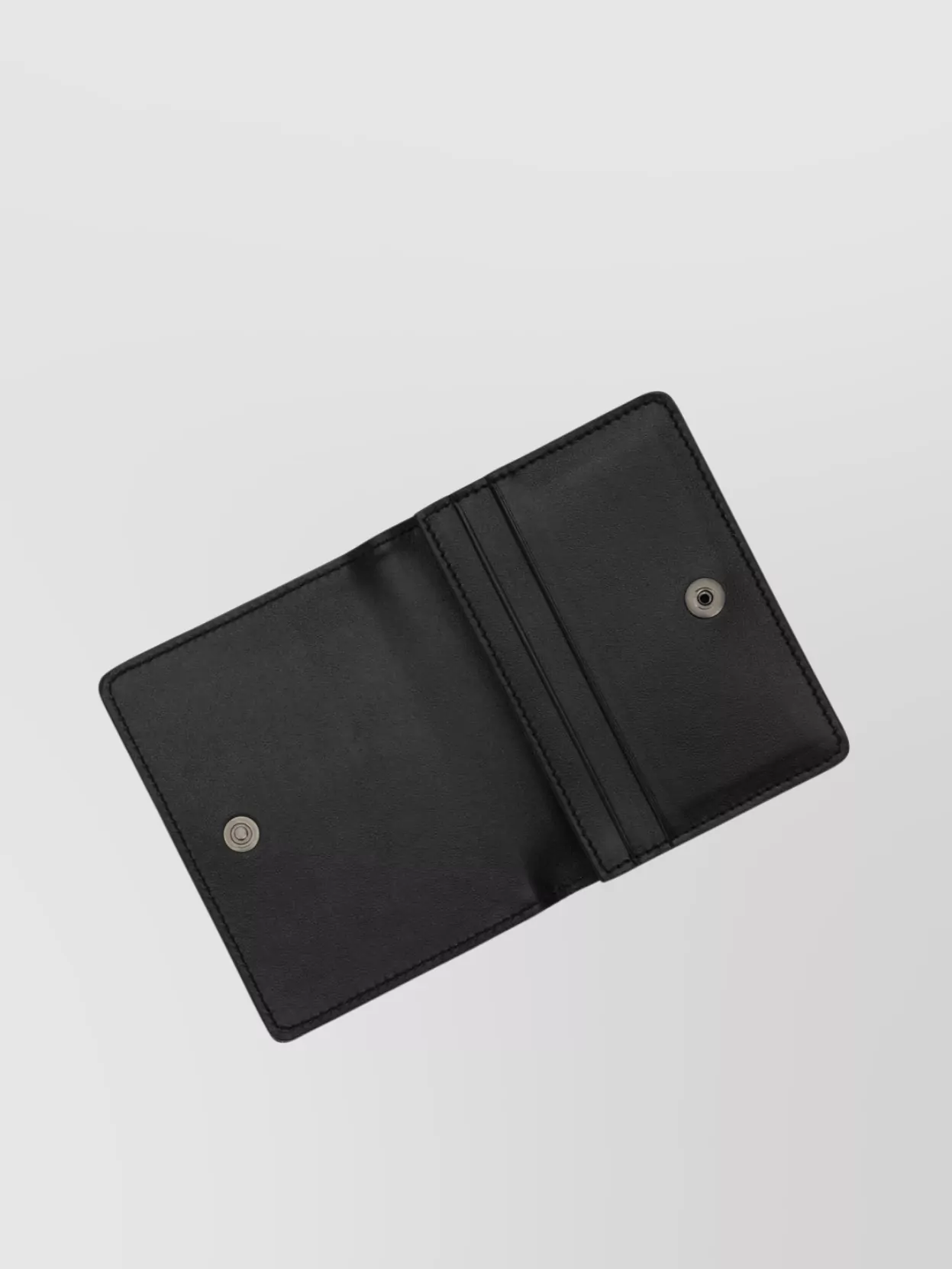 Dolce&Gabbana Jacquard Monogram Leather Bi-Fold Wallet