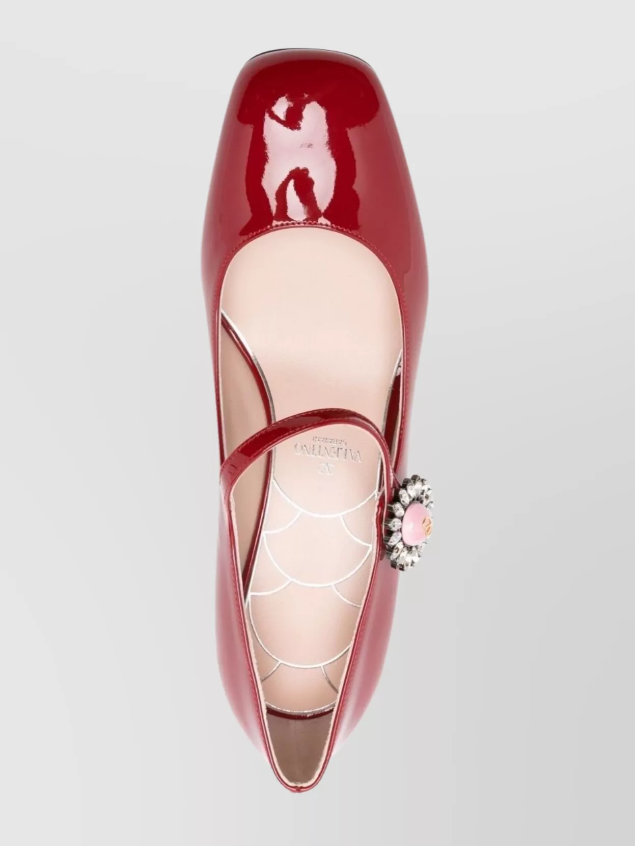 Valentino Garavani Stylish Patent Leather Block Heel Pumps