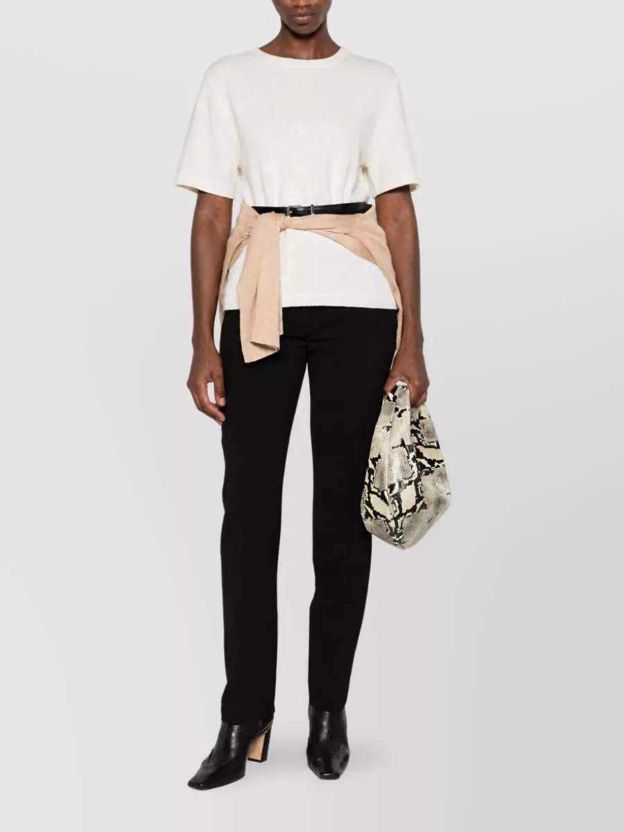 Totême Low-Rise Slim-Fit Tapered Trousers