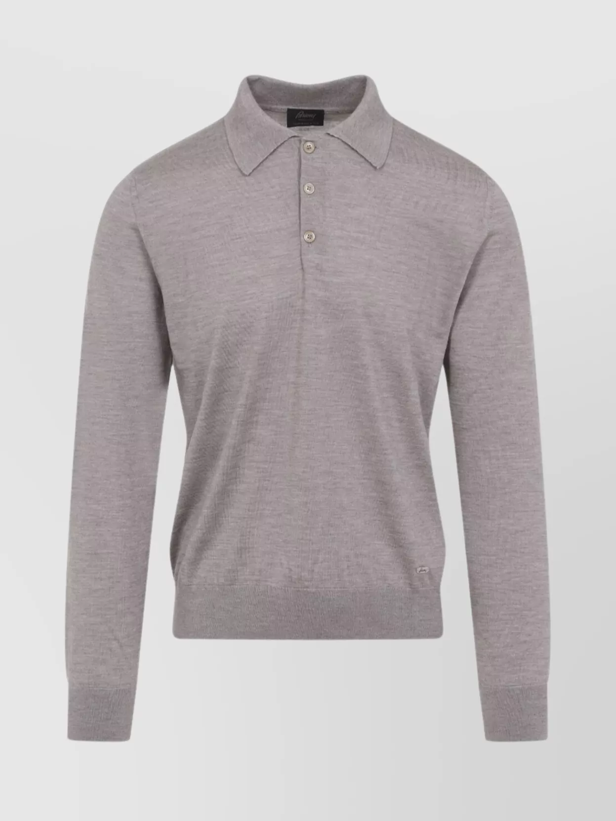 Brioni Cashmere Silk Blend Polo Sleeves