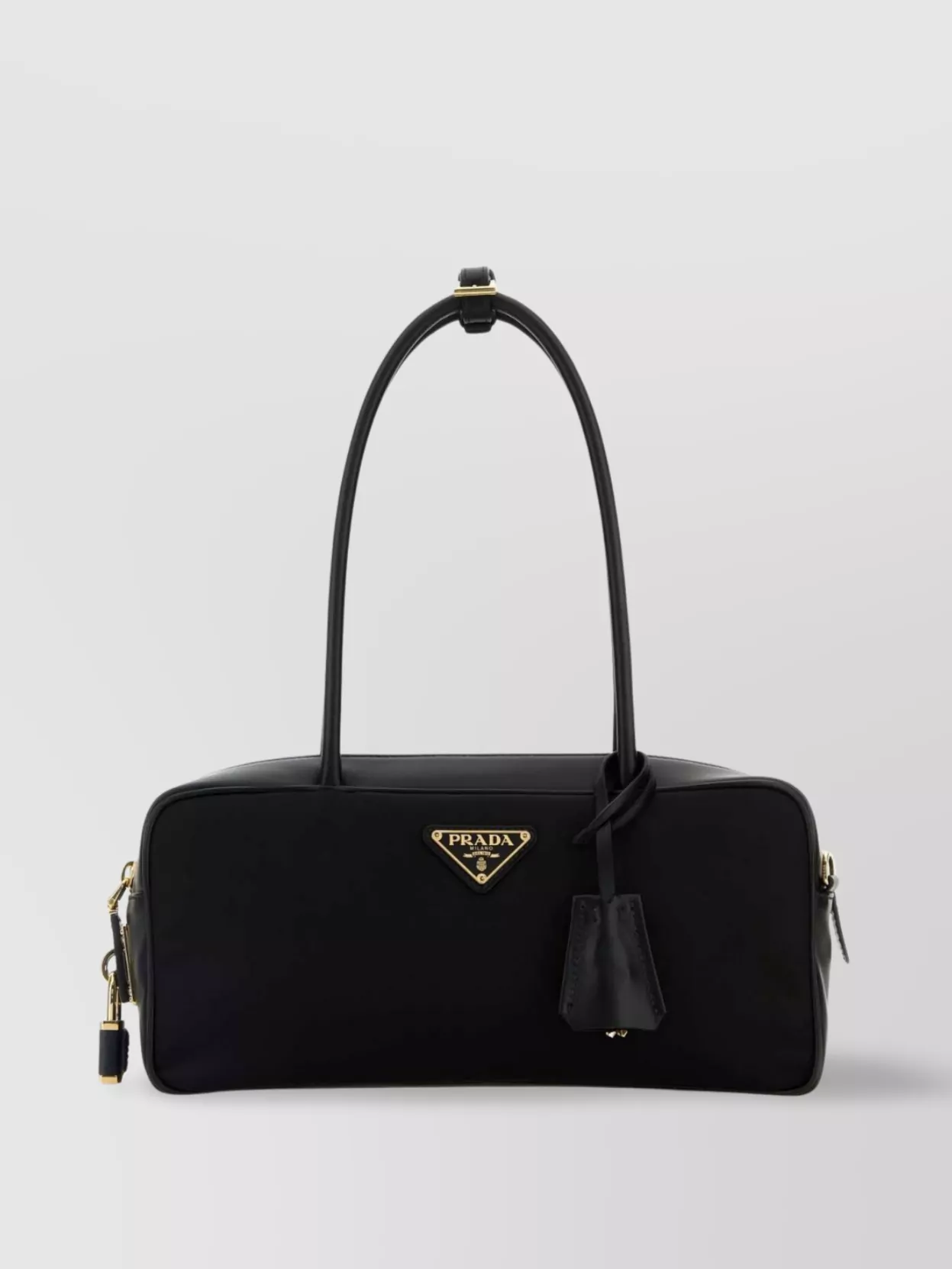 Prada Leather And Re-nylon Cross-body Bag