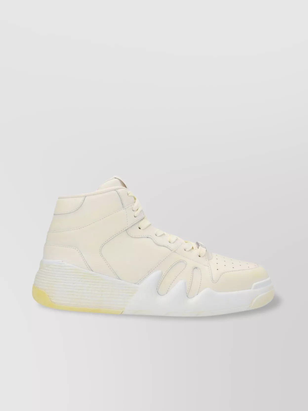 Giuseppe Zanotti Sneakers Mid-top Contrast Stitching In Neutral