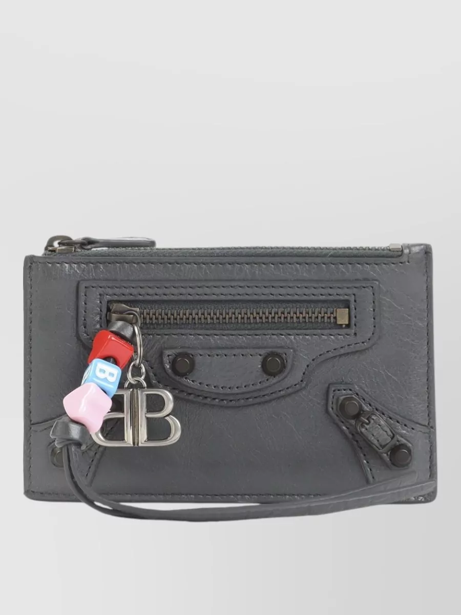 Balenciaga Leather Long Card Holder