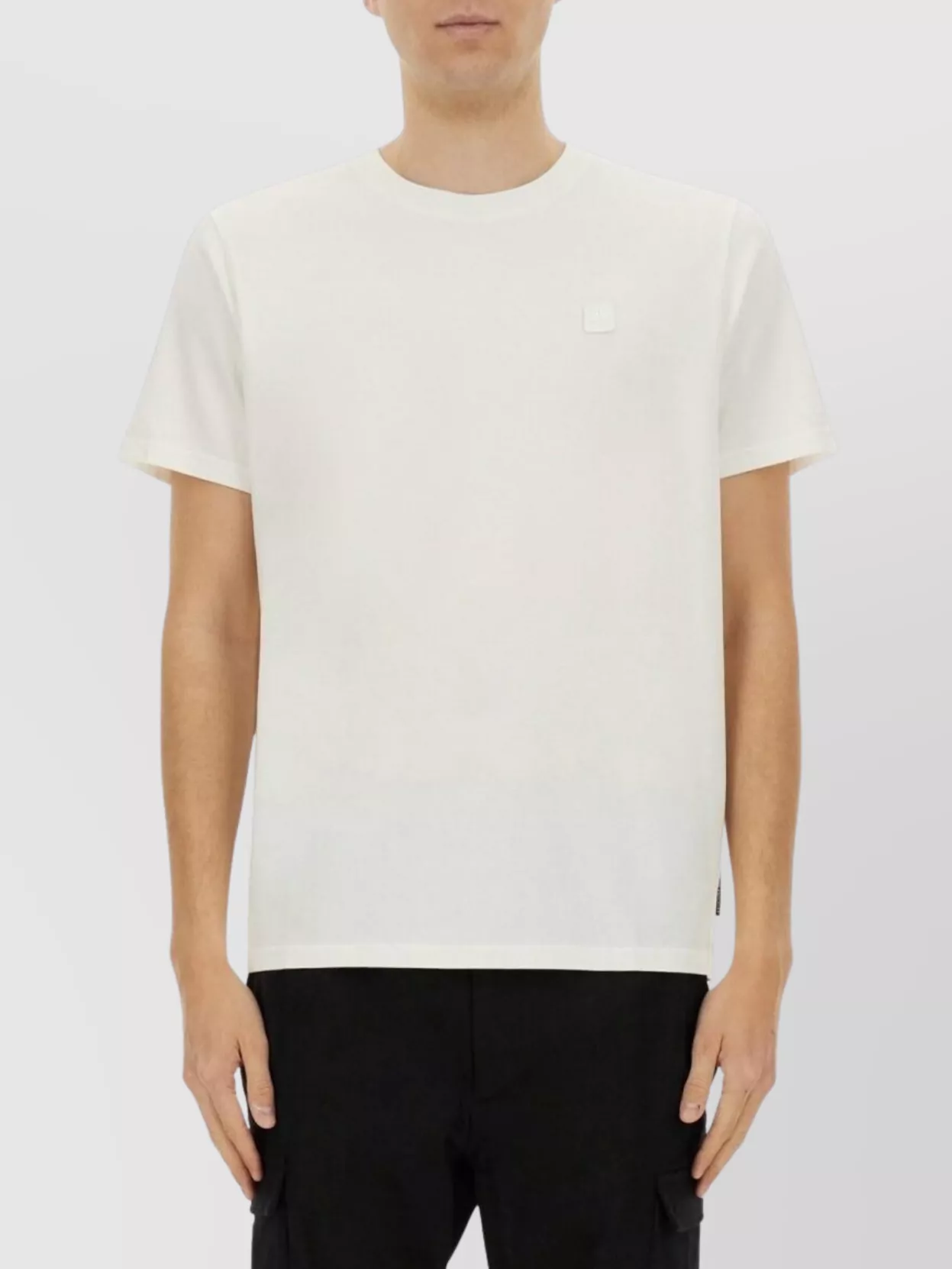 Moose Knuckles "Duluth" Crew Neck Plain T-Shirt