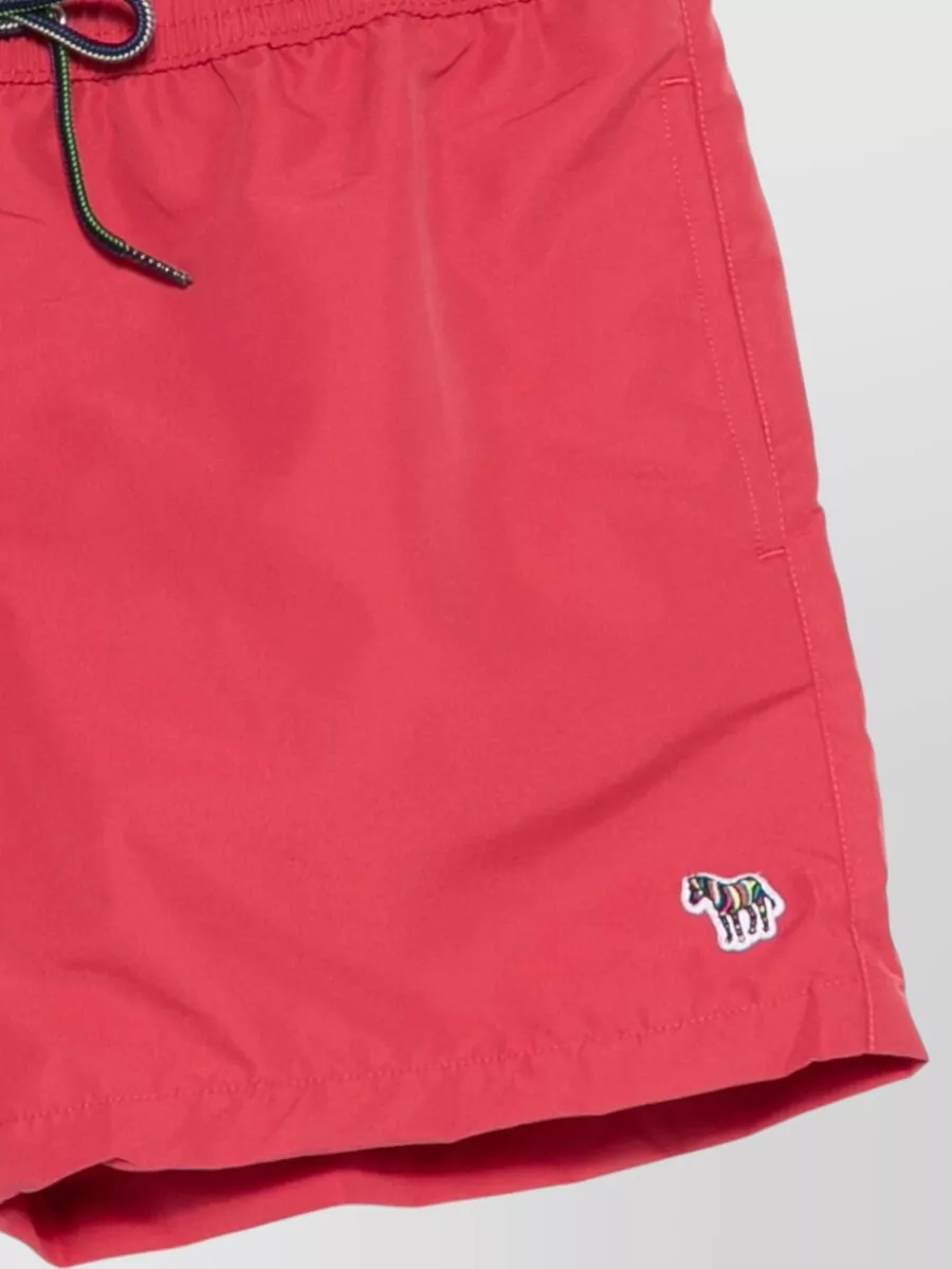Paul Smith Swim Shorts Zebra Logo Side Pockets