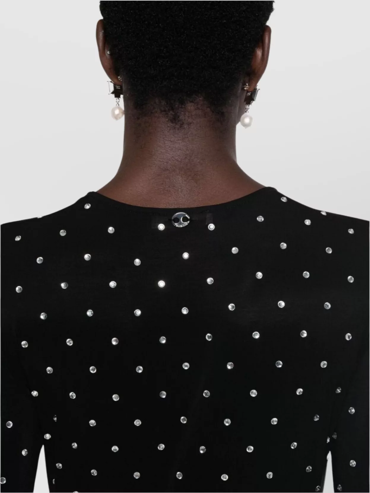 Paco Rabanne Embellished Second Skin Jersey Dress