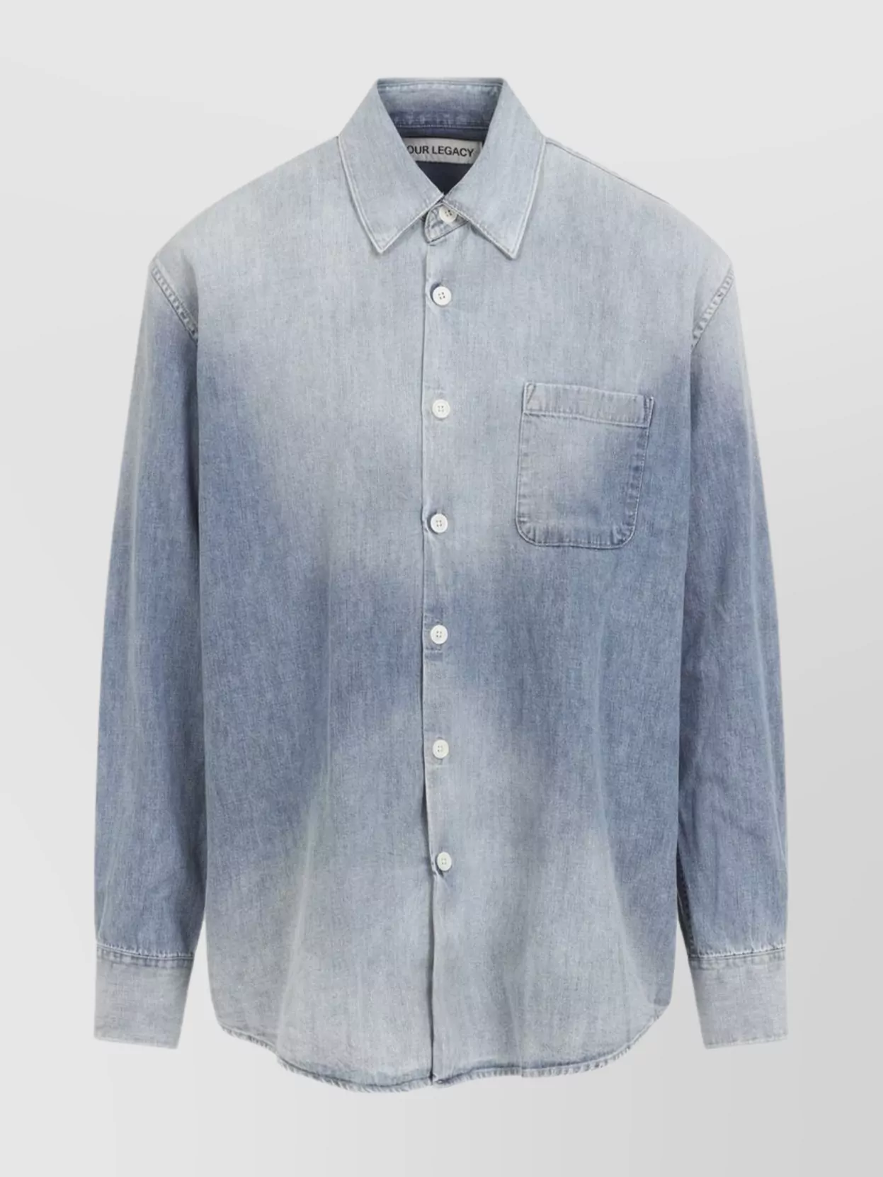 Our Legacy Long Sleeve Button-Down Shirt Featuring Pocket