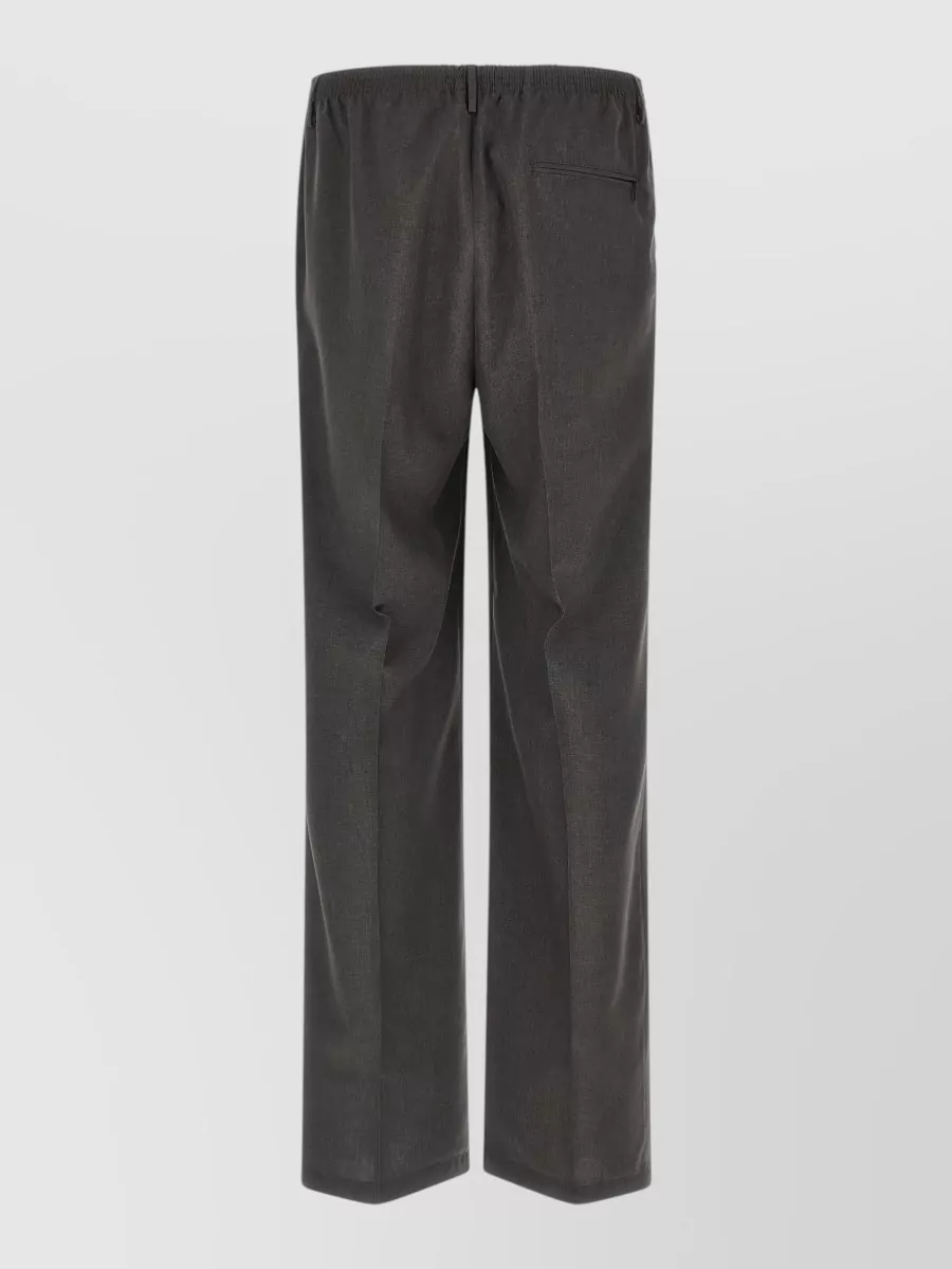 Cellar Door Pleated Straight-Leg Trousers