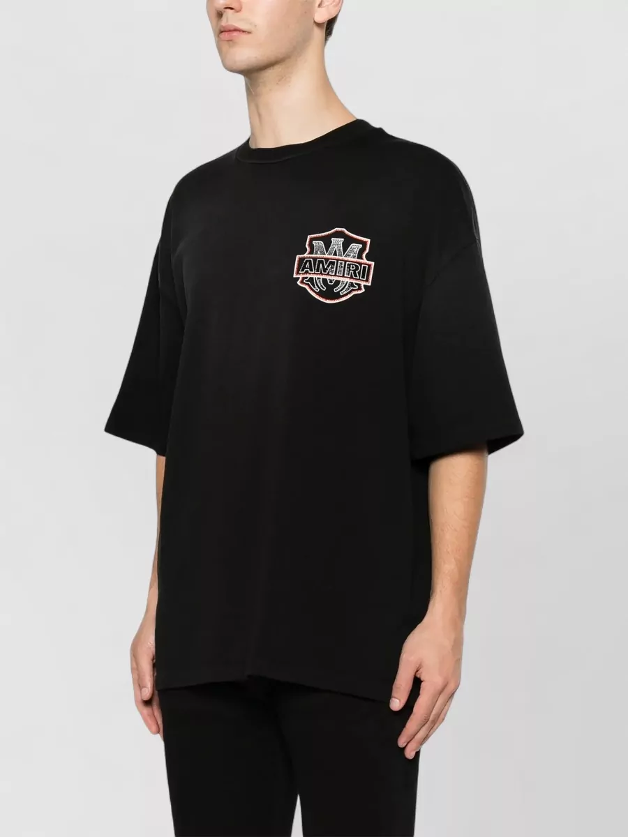 Amiri Crystal-Embellished Cotton T-Shirt