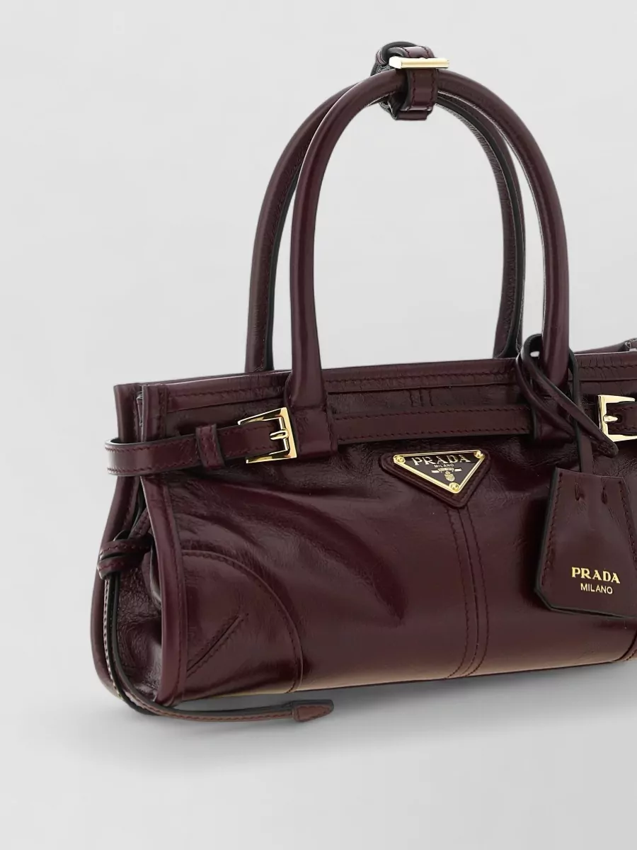 Prada Bonnie Mini Leather Shoulder Bag