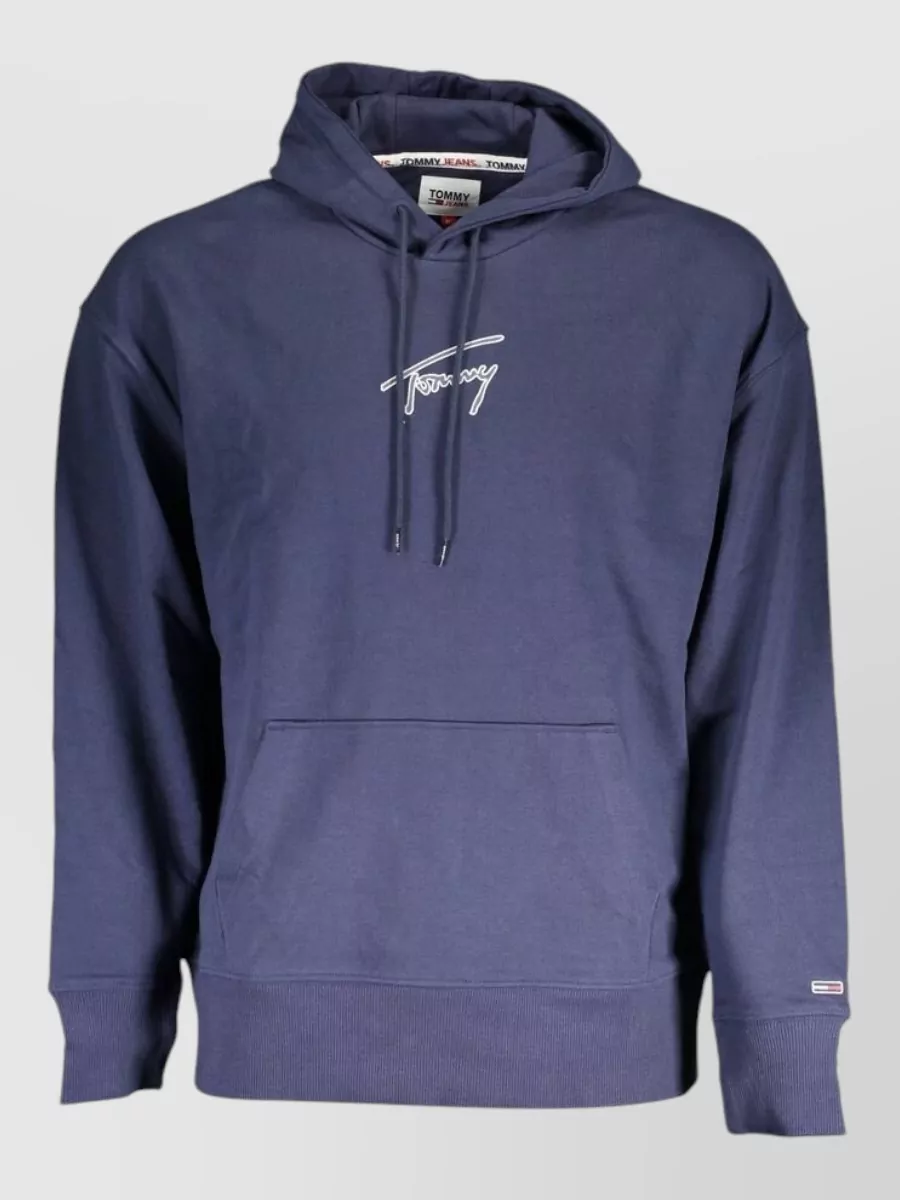 Tommy Hilfiger embroidered relaxed-fit hoodie