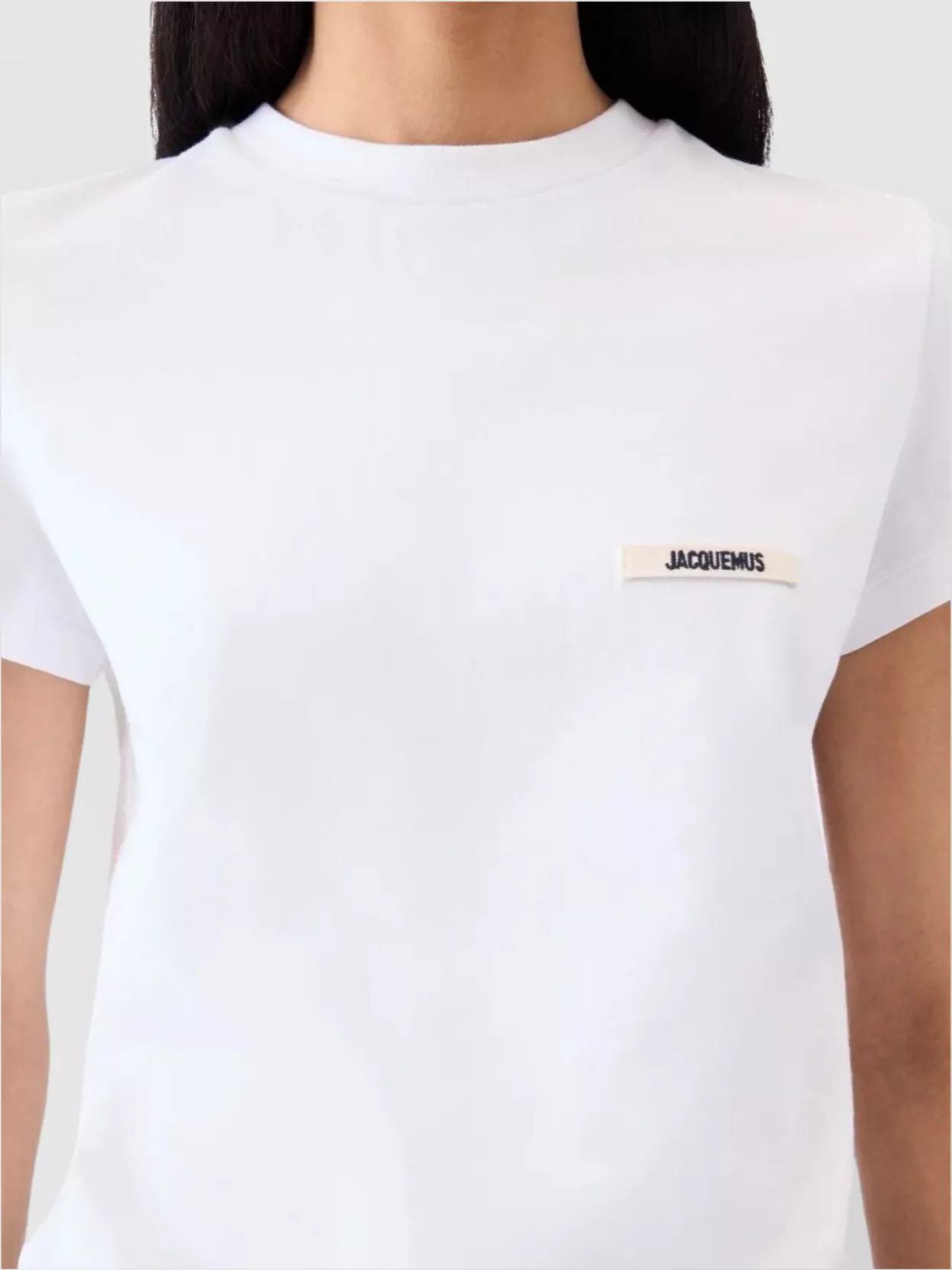 Jacquemus Relaxed-fit Cotton T-shirt With Subtle Logo In White