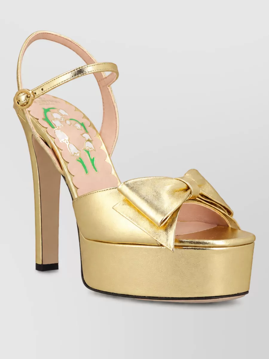 Valentino Garavani leather platform sandals