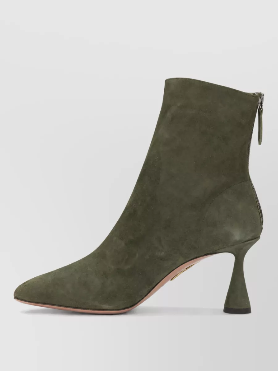 Aquazzura Suede Leather Ankle Boots