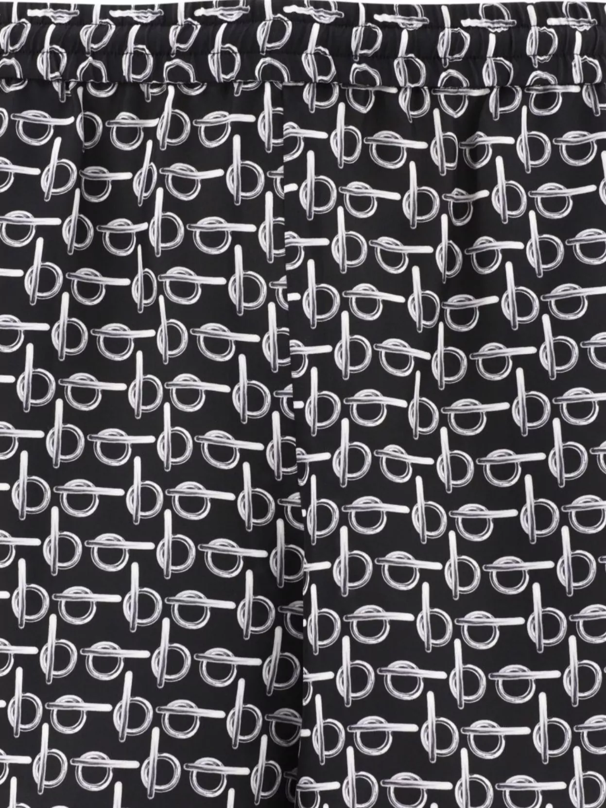 Burberry Silk Printed Deck Shorts