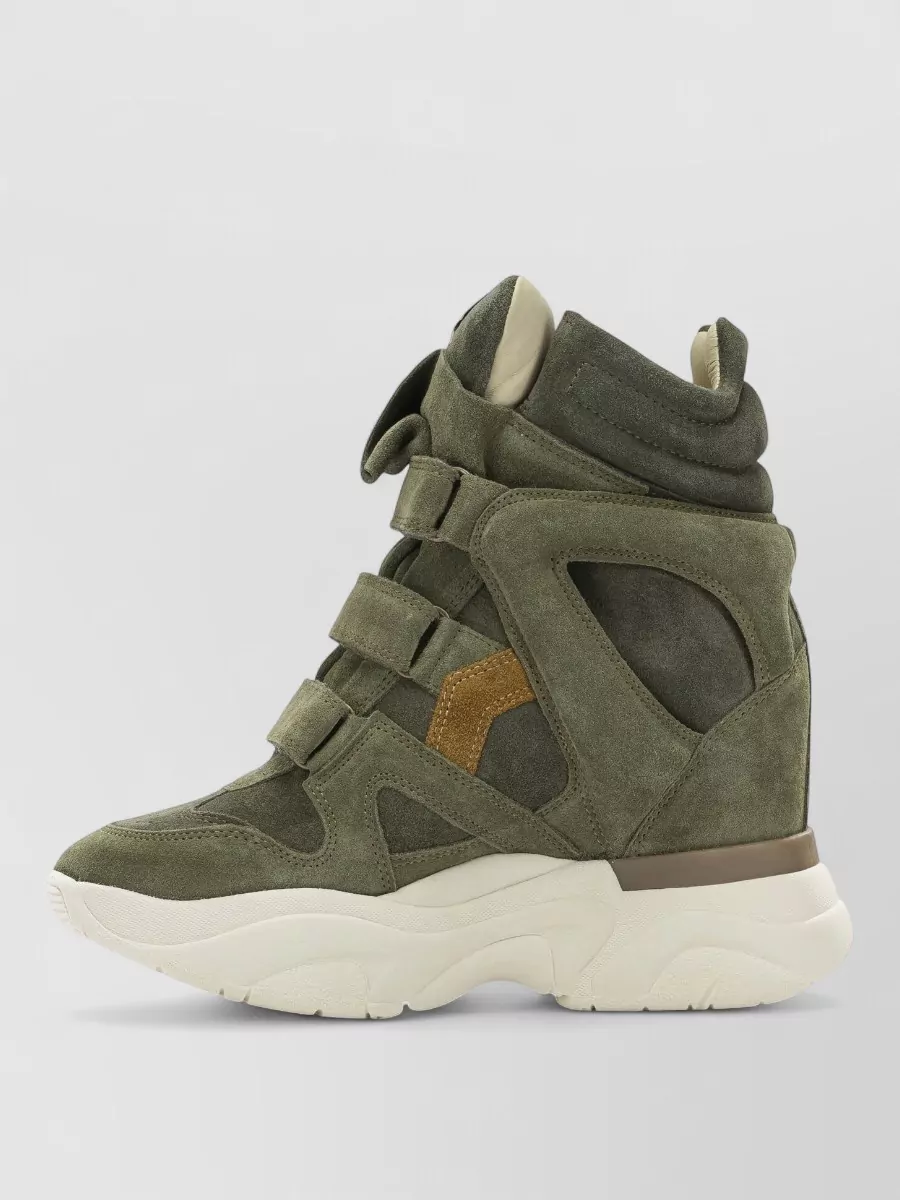 Isabel Marant Leather High-Top Sneakers