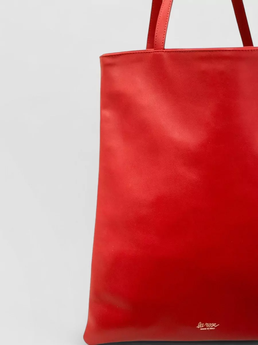 La Rose Leather Tote Bag
