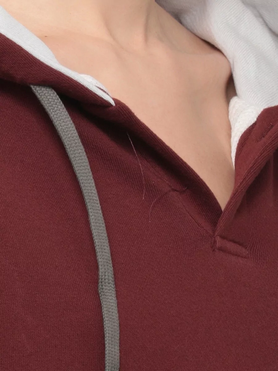 Maison Margiela Ribbed-Trim Hoodie