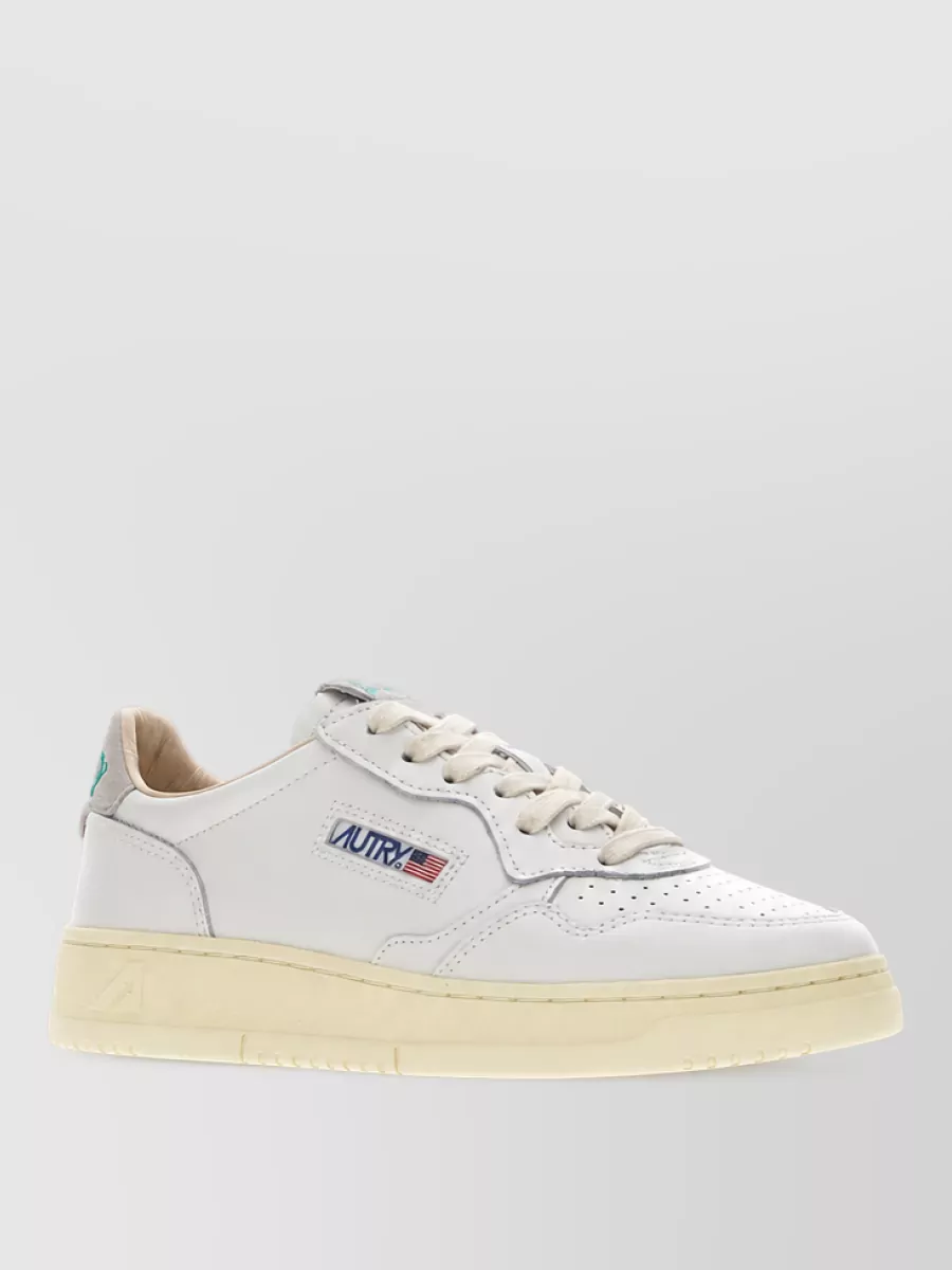 Autry leather lace-up sneakers