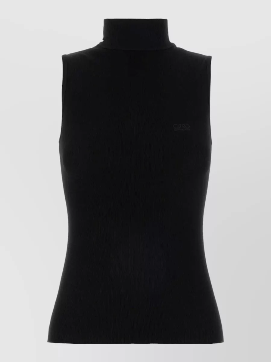 Loewe black knit top