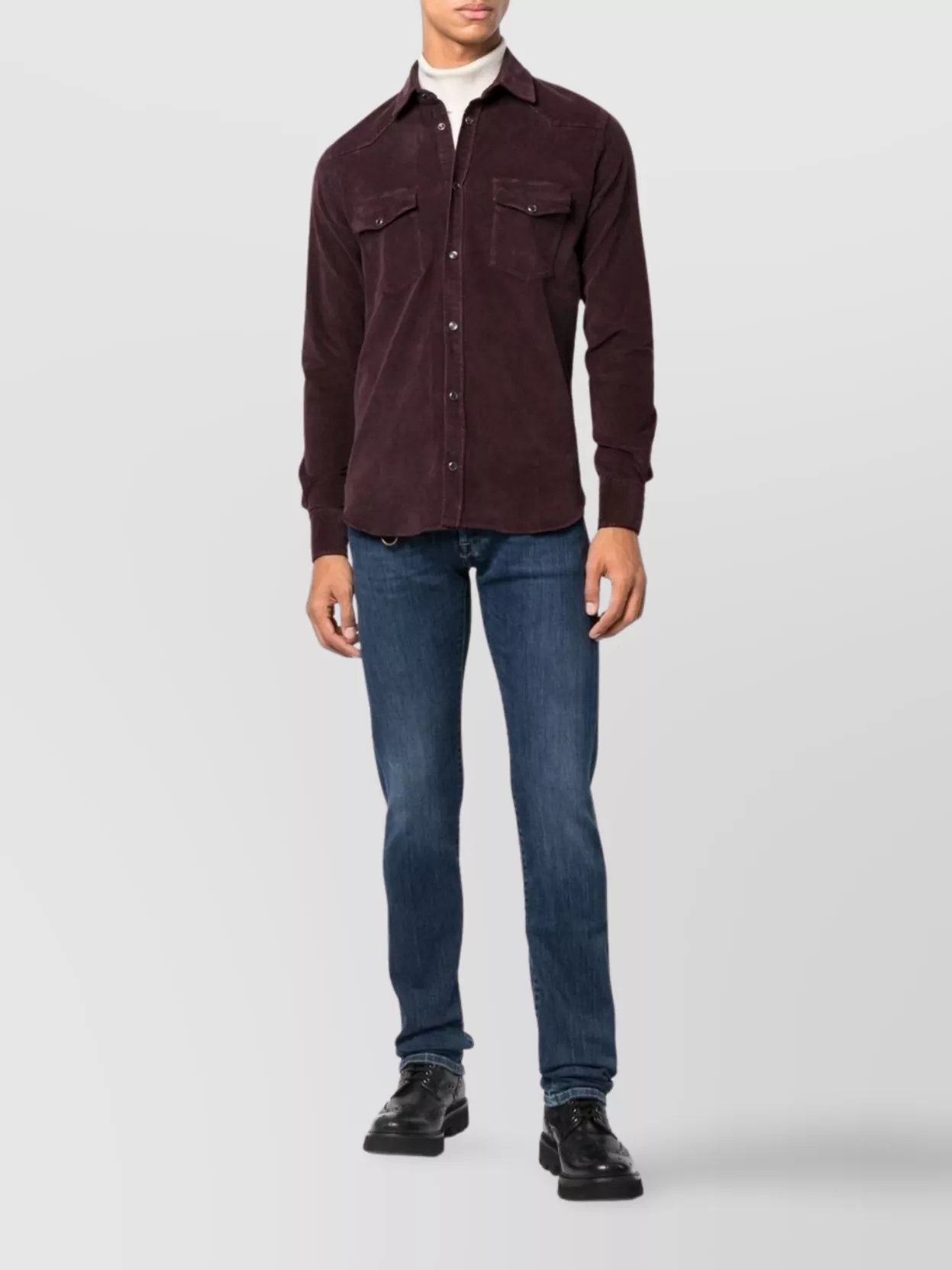 Incotex 5p Denim Comfort Trousers In Blue