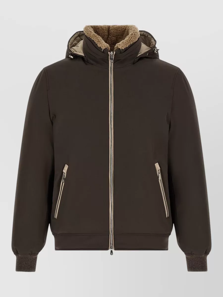 Brunello Cucinelli down hooded puffer jacket