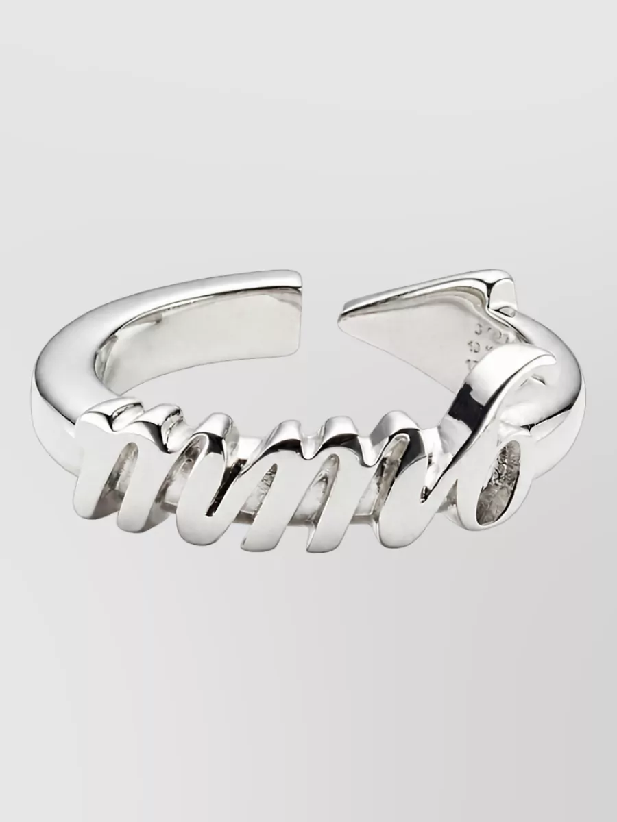 Mm6 Maison Margiela brass body jewellery