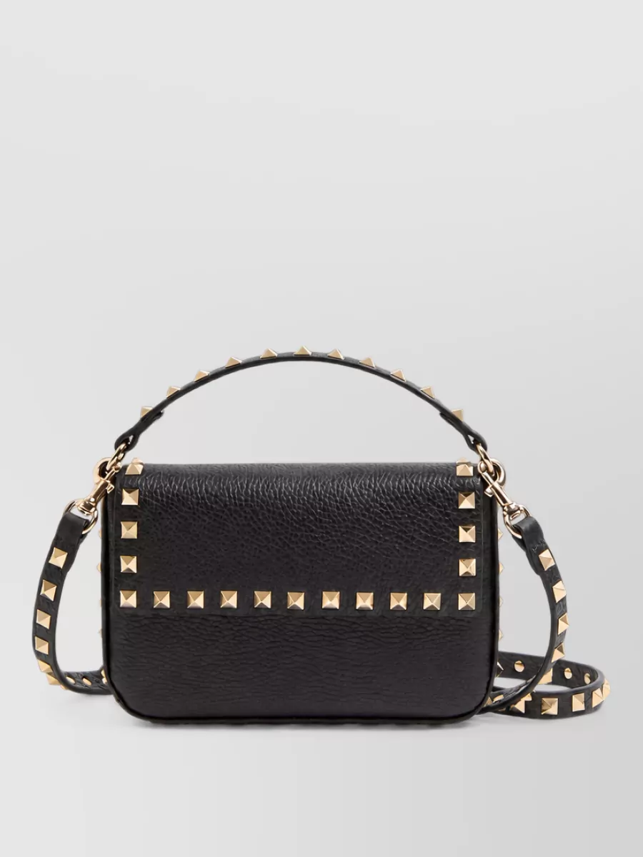 Valentino Garavani rockstud spike leather shoulder bag