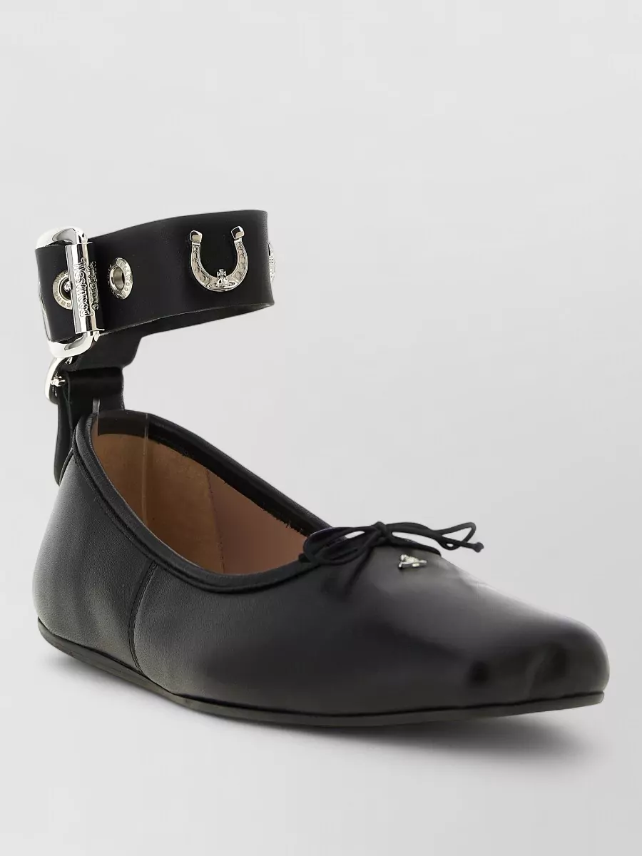 Vivienne Westwood Leather Ballerina Shoes