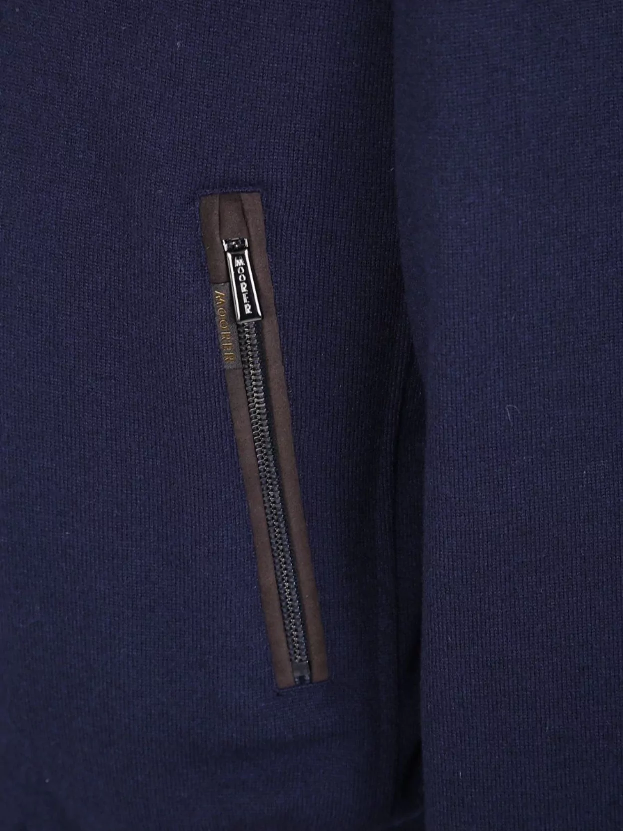 Moorer High Collar Ribbed Cuffs Jacket