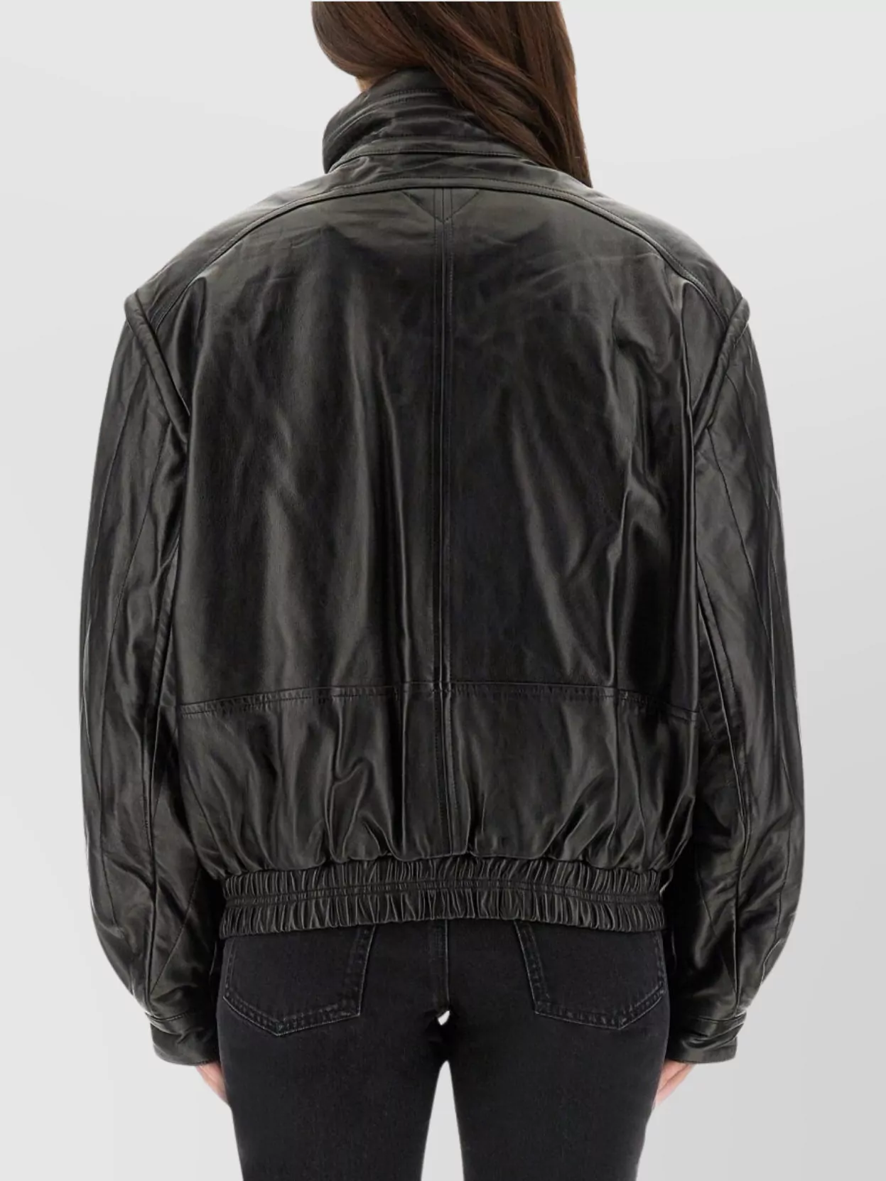 Isabel Marant High Collar Jacket Featuring Buckle Detail In Black