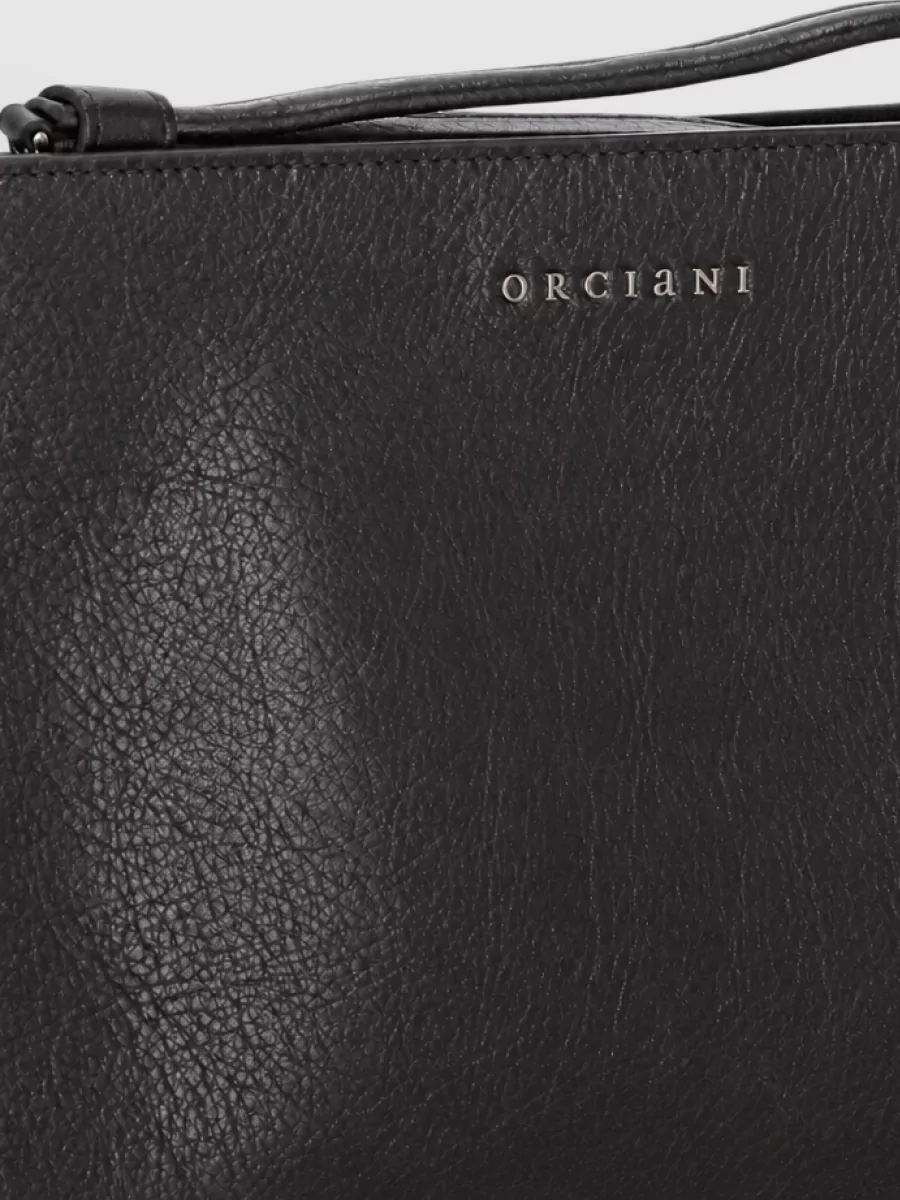 Orciani Leather Clutch Bag