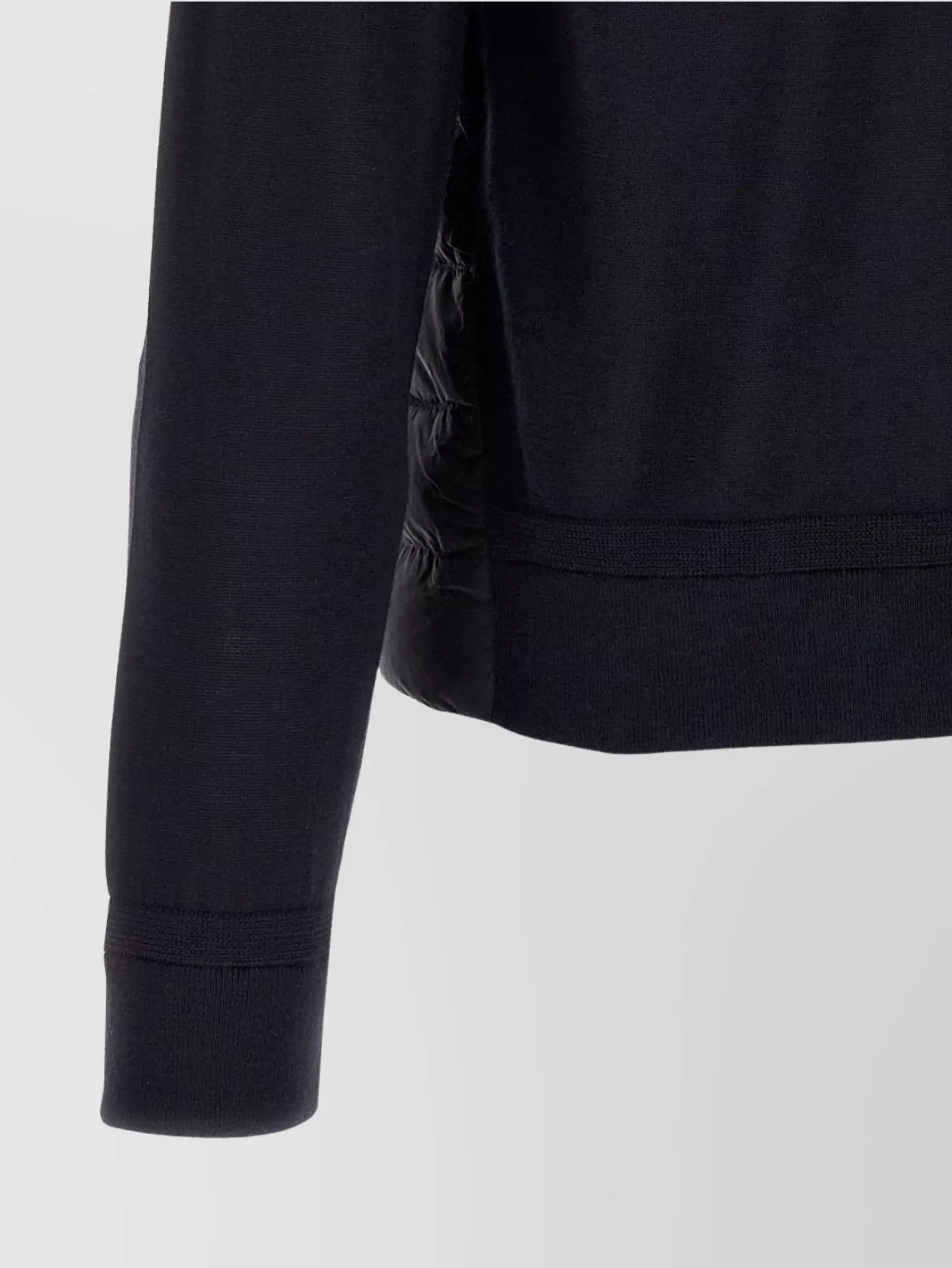 Herno Down Jacket With Padded Design And Ribbed Cuffs