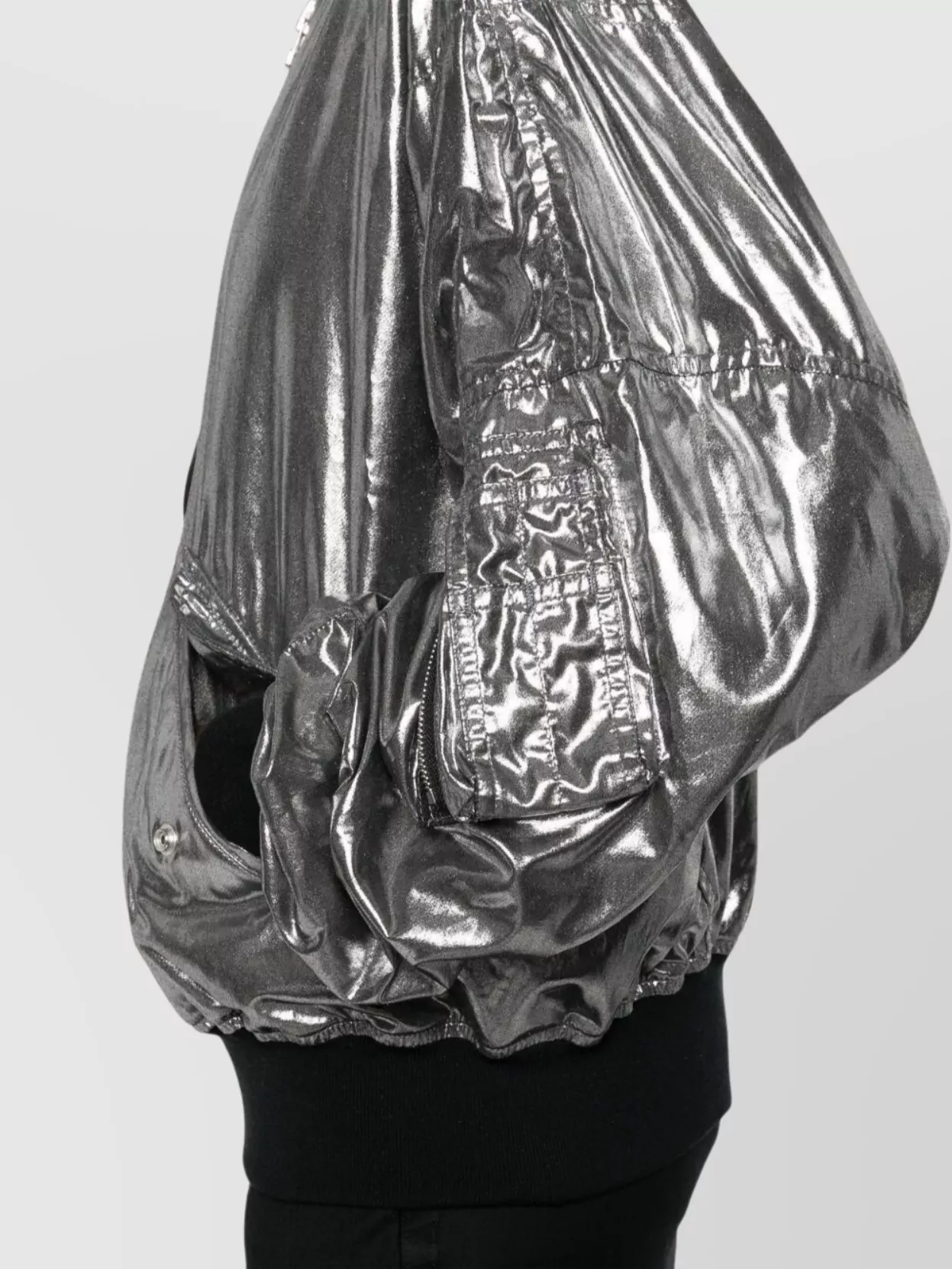 Junya Watanabe Metallic Finish Short Jackets With Side Pockets
