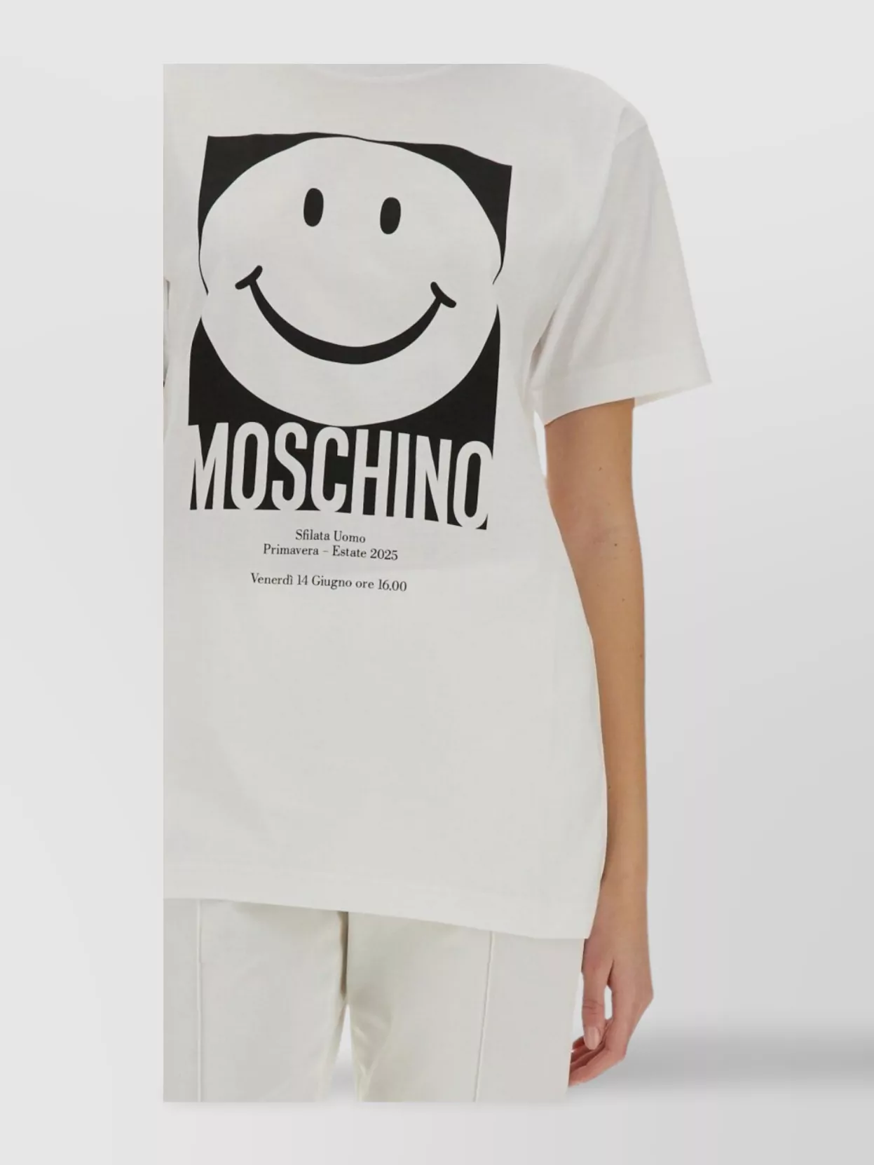 Moschino Graphic Crew Neck T-Shirt