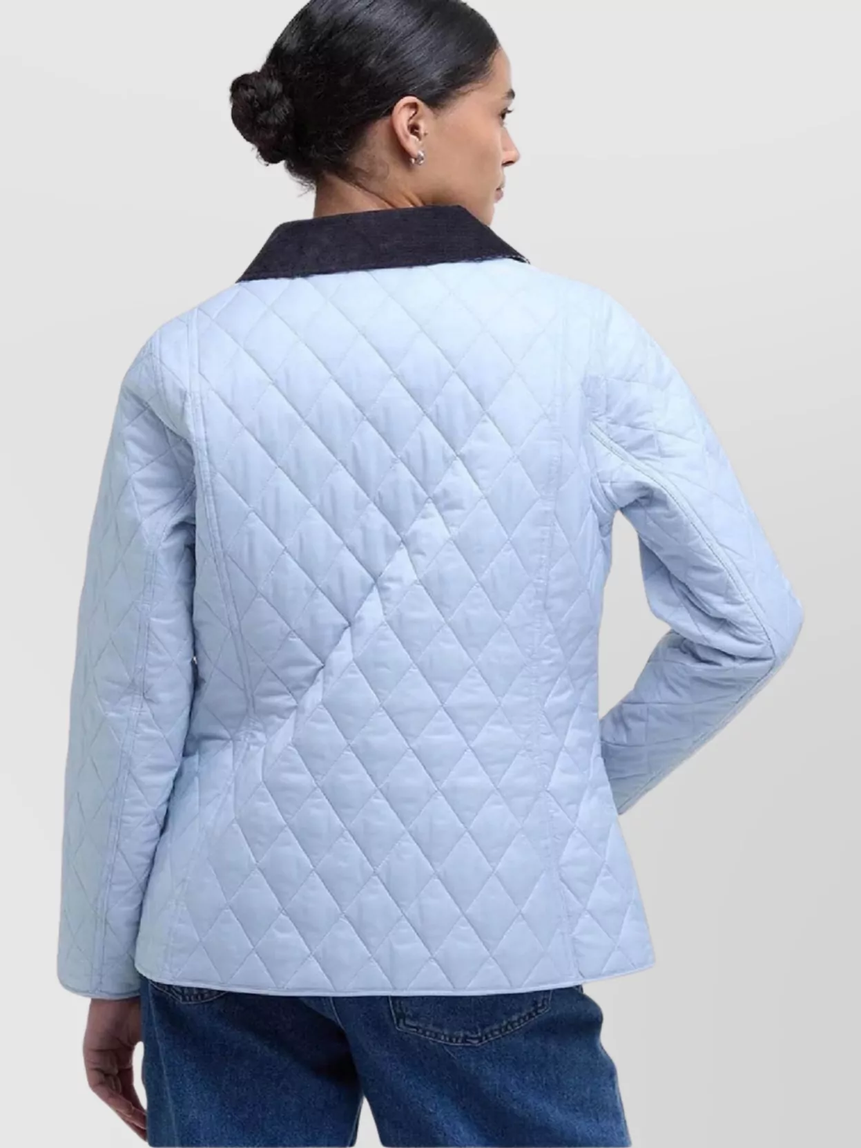 Barbour Quilted Collar Pockets Design