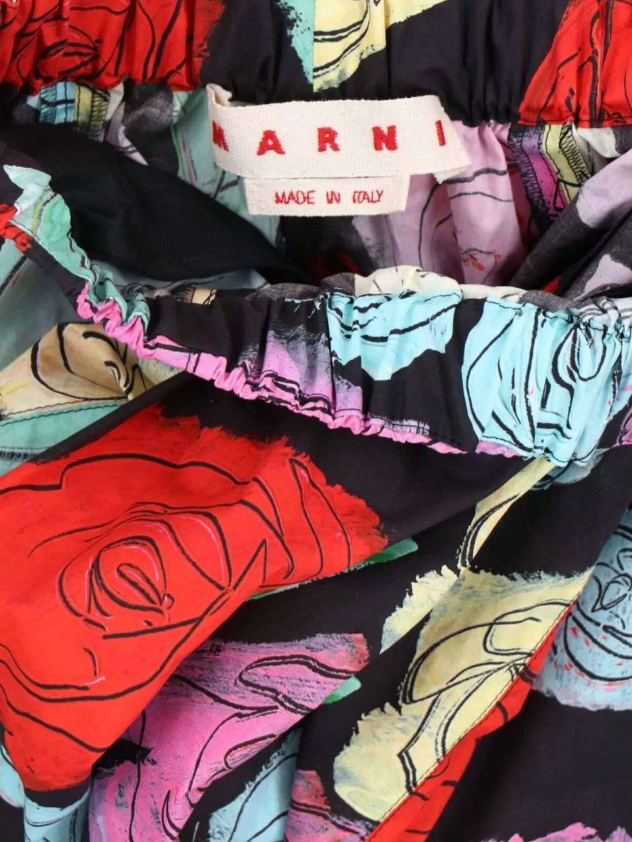 Marni Skirt Knee Length Floral Print