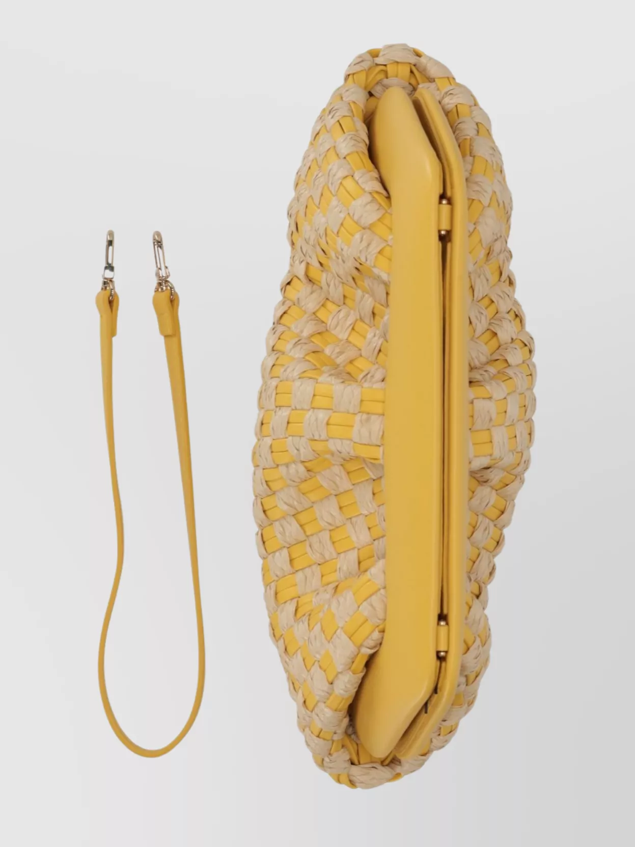Themoiré Micro Weaved Straw Mini Bag