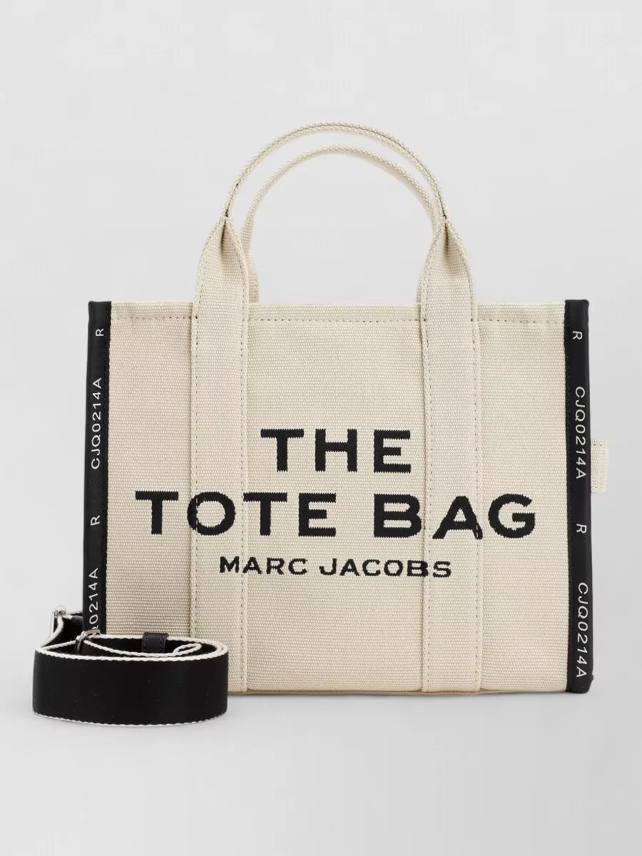 Marc Jacobs Medium Canvas Tote Bag Logo Strap