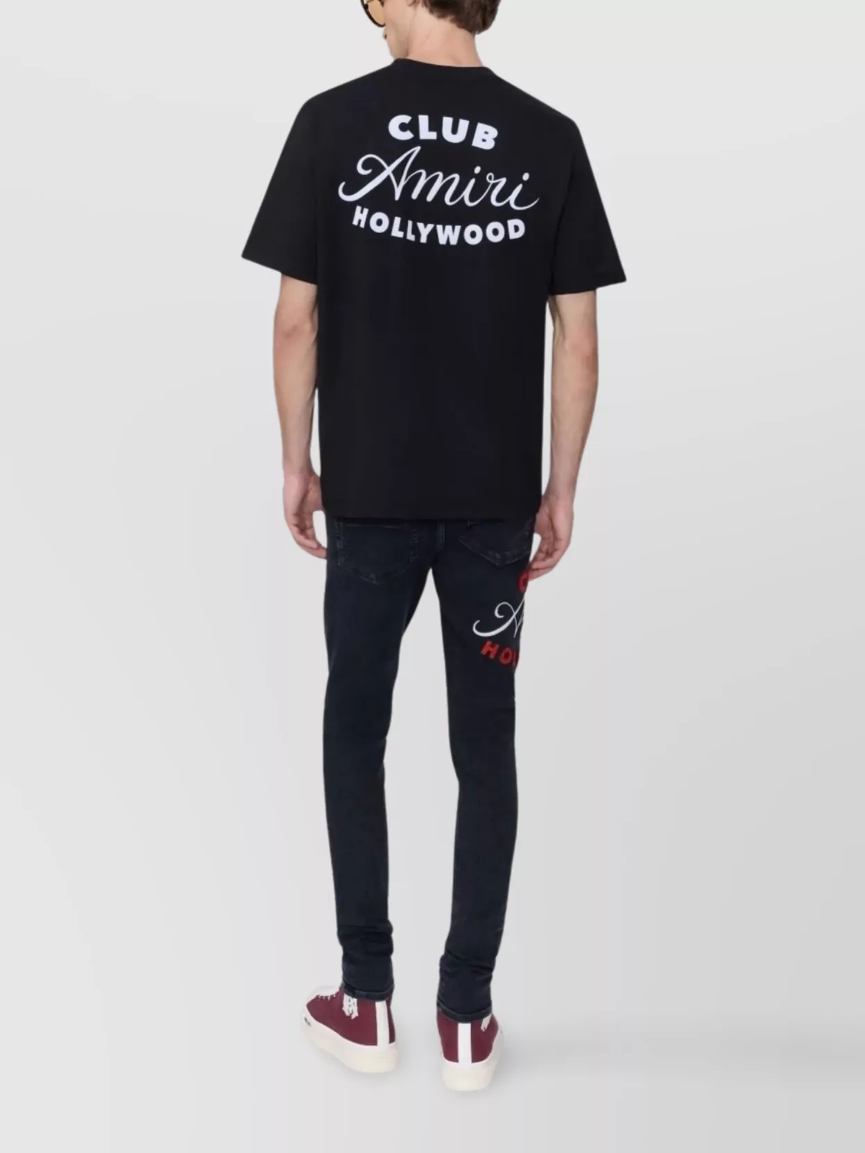 Amiri Graphic Print Crew Neck Short Sleeve T-Shirt