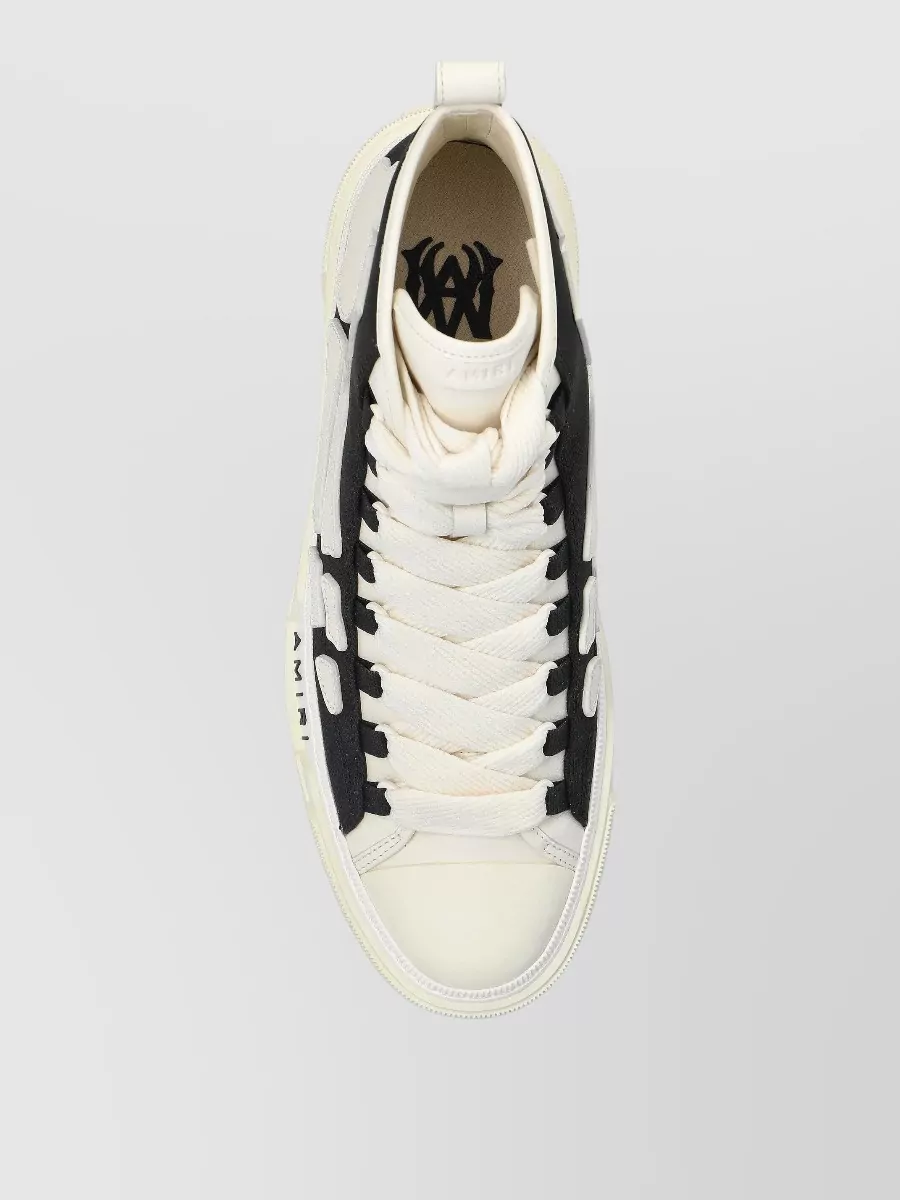 Amiri Skel Court High Top Leather Sneakers