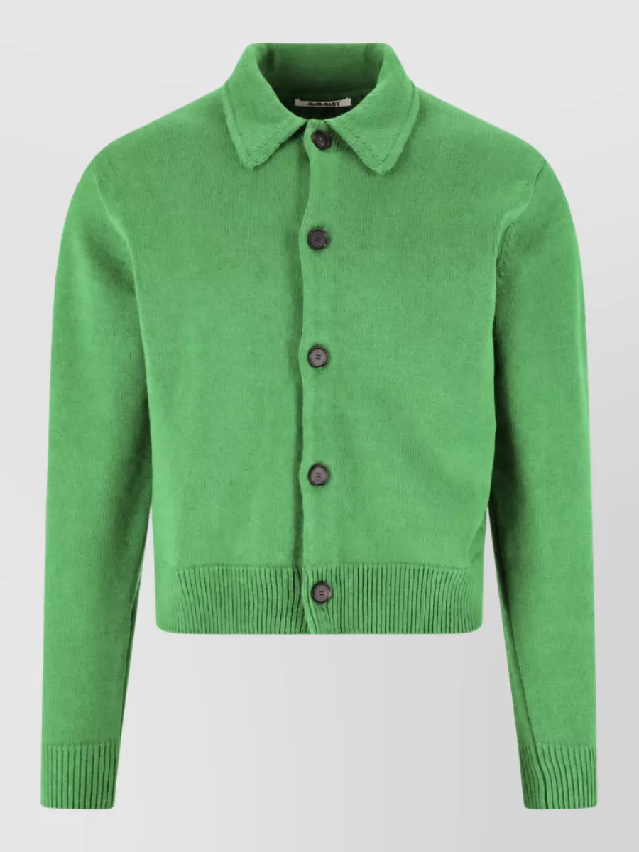 Auralee wool crewneck jacket
