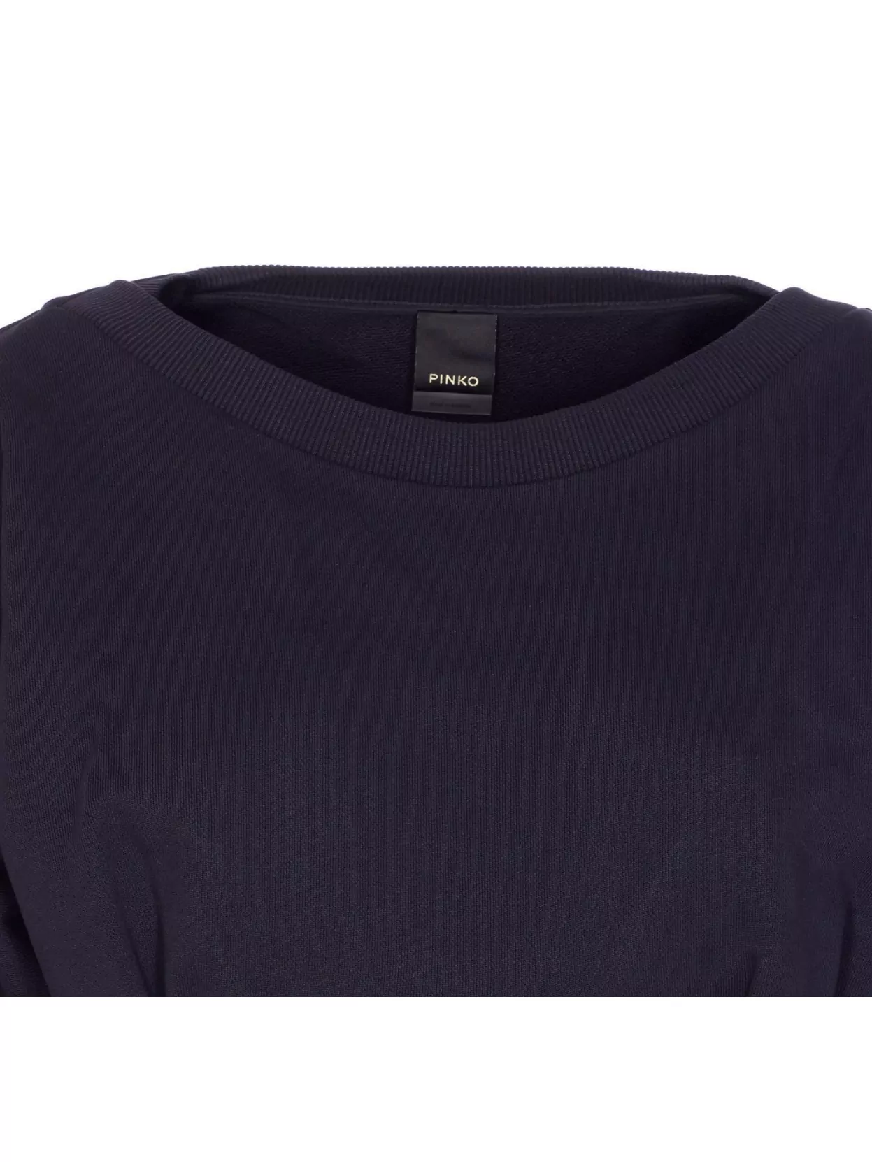 Pinko Cropped Knitwear With Corset And Gold Buttons