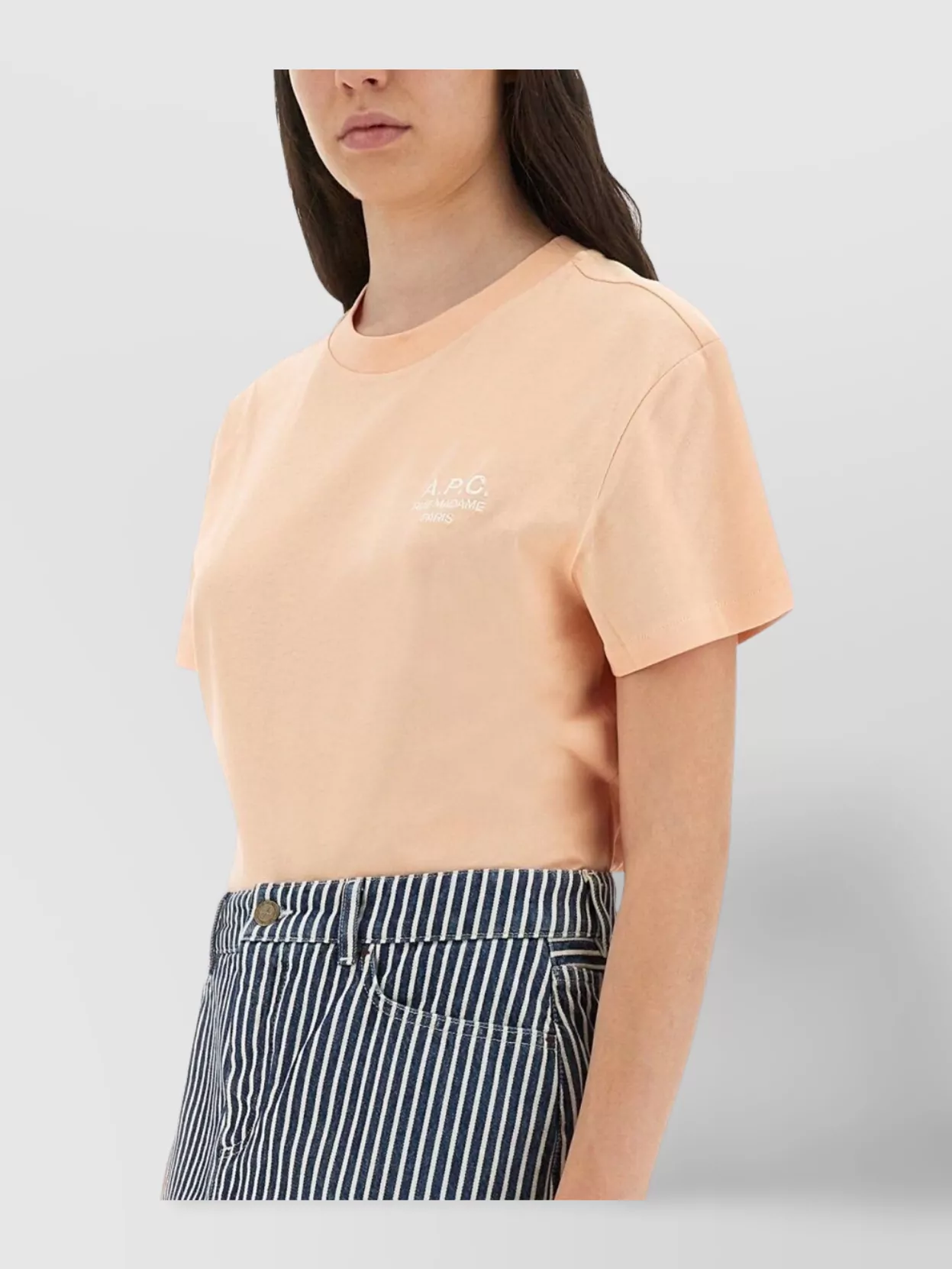 Apc Madame Gots Street T-shirt In Orange