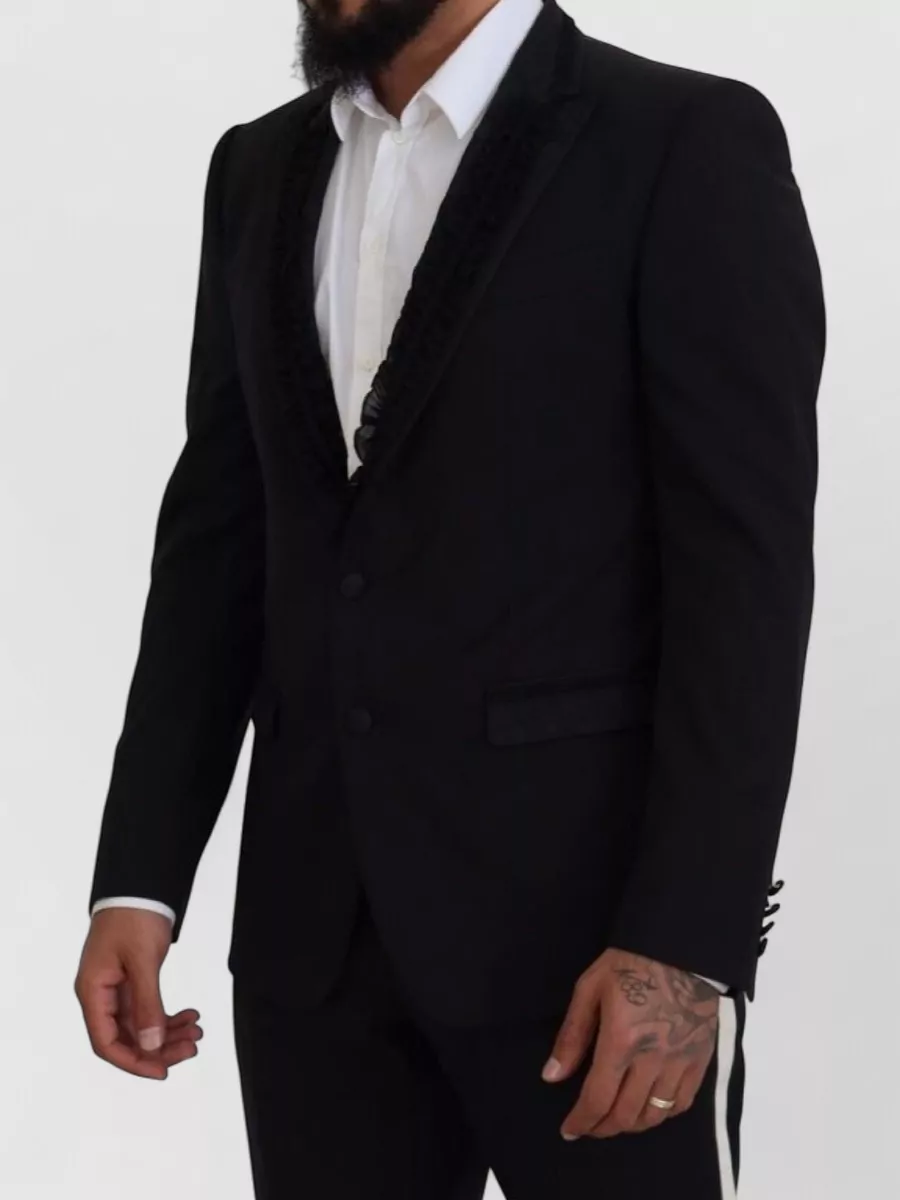 Dolce&Gabbana Silk Slim-Fit Suit Jacket