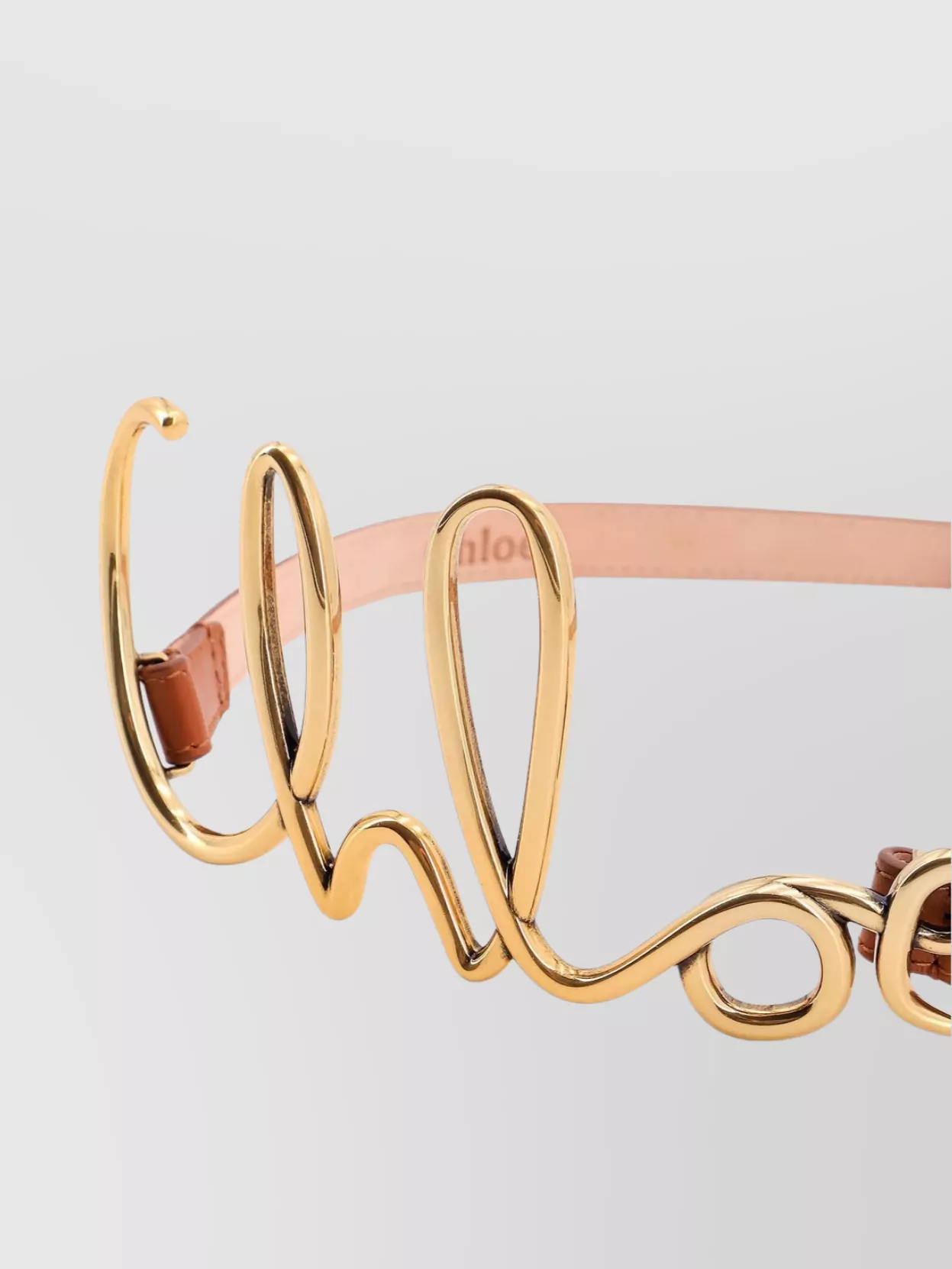Chloé Leather Belt With One Loop