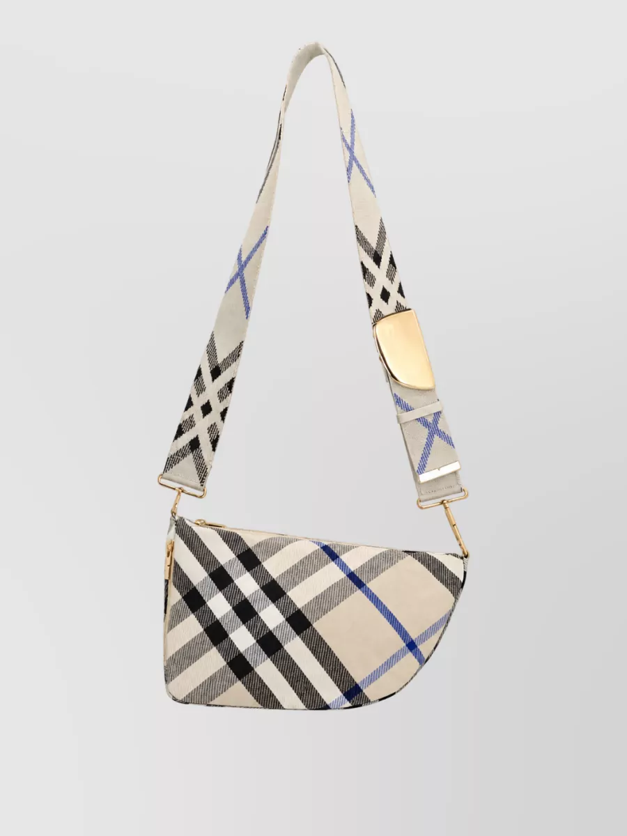 Burberry Shield Lambskin Crossbody Bag