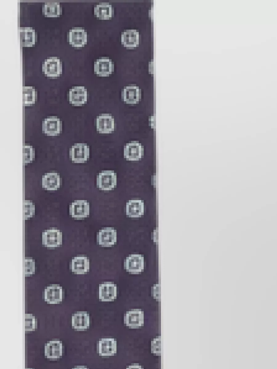 Saint Laurent jacquard silk tie
