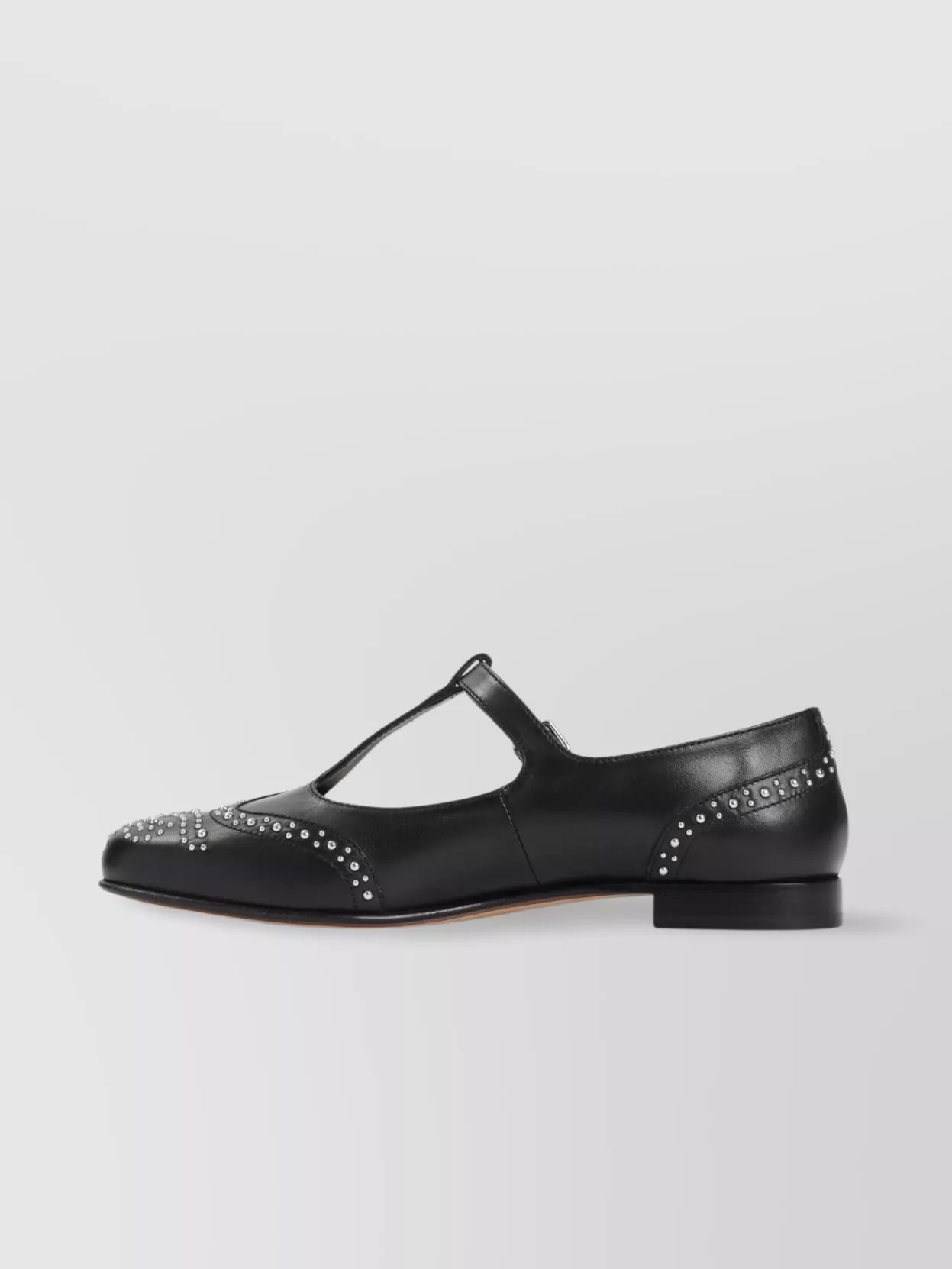 Church's Studded T-Bar Sandals Cut-Out Design